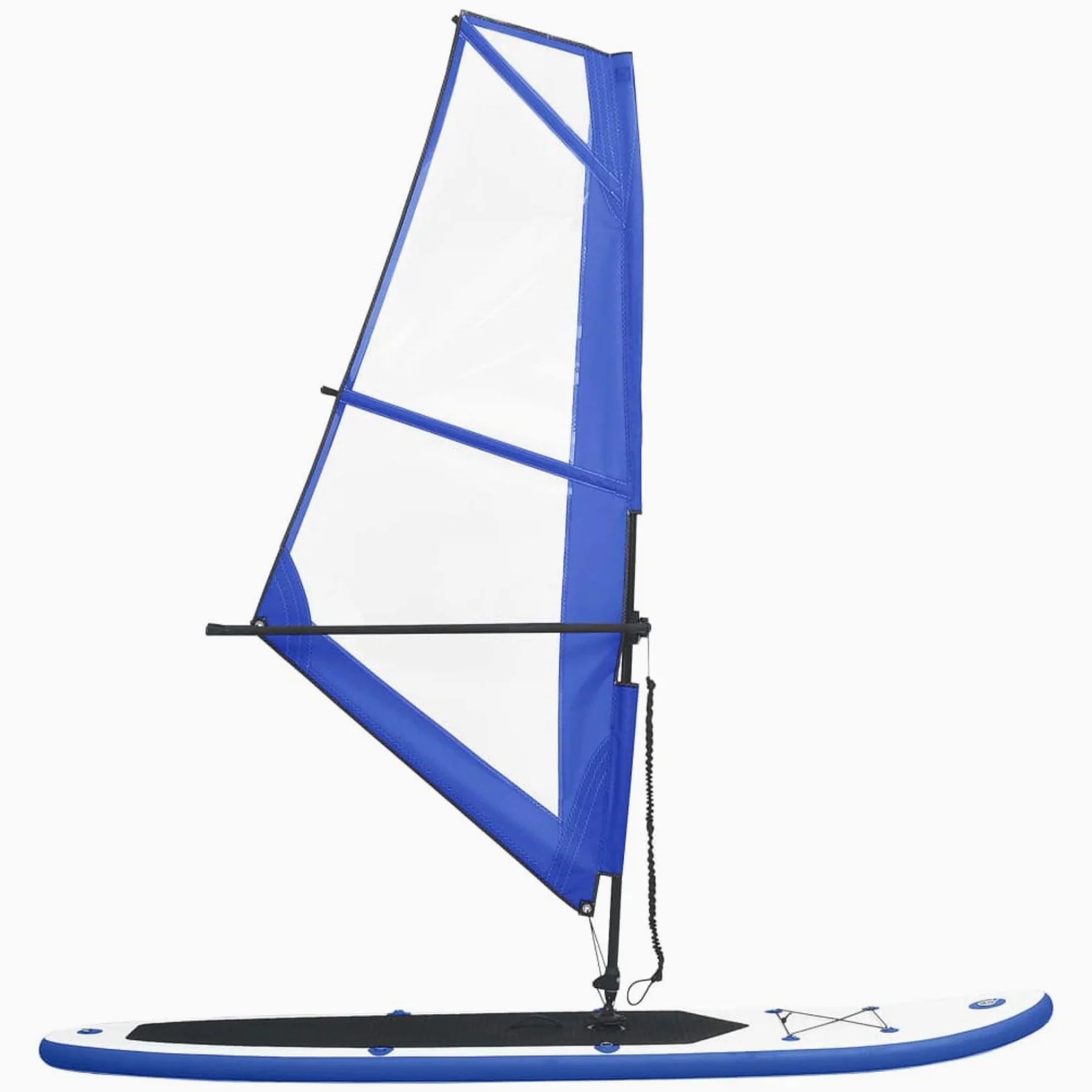 Tidyard Hinchable Paddle Surf Surf Bomba Tabla de Paddle Surf Hinchable con Set de Vela y Blanco
