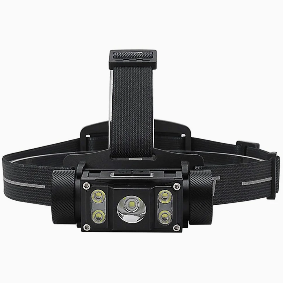 RajoNN Linterna Frontal Led, Linterna Frontal, Resistente al Agua, para Acampar, Pescar, lámpara Led para Cabeza