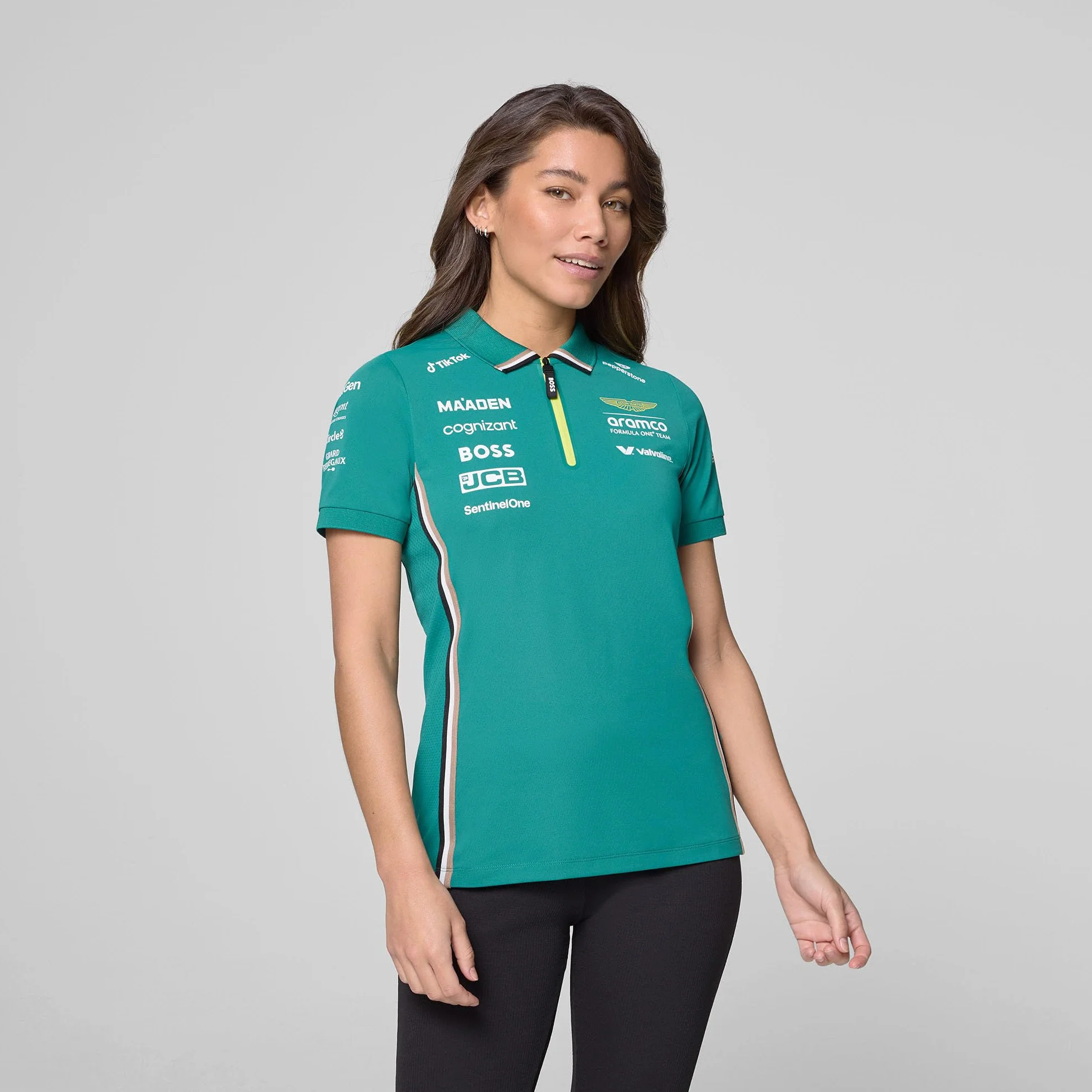Aston Martin F1 2025 Polo del Equipo para Mujer