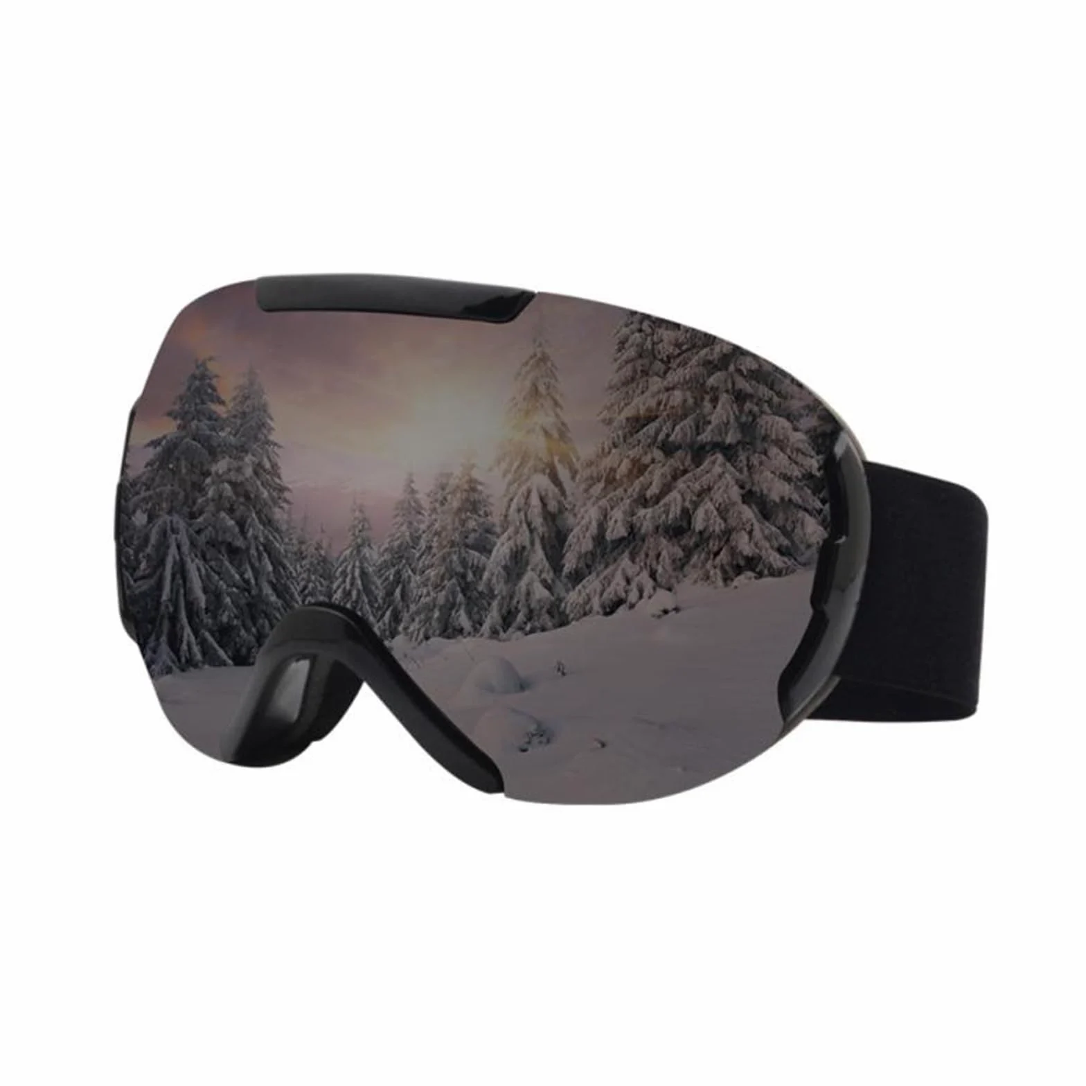 Gafas de esquí - Gafas de esquí antirradiación Gafas de esquí a Prueba de Viento - Gafas de esquí antiniebla de Doble Capa Gafas esféricas Grandes Gafas para Exteriores (Color: 01) (2)