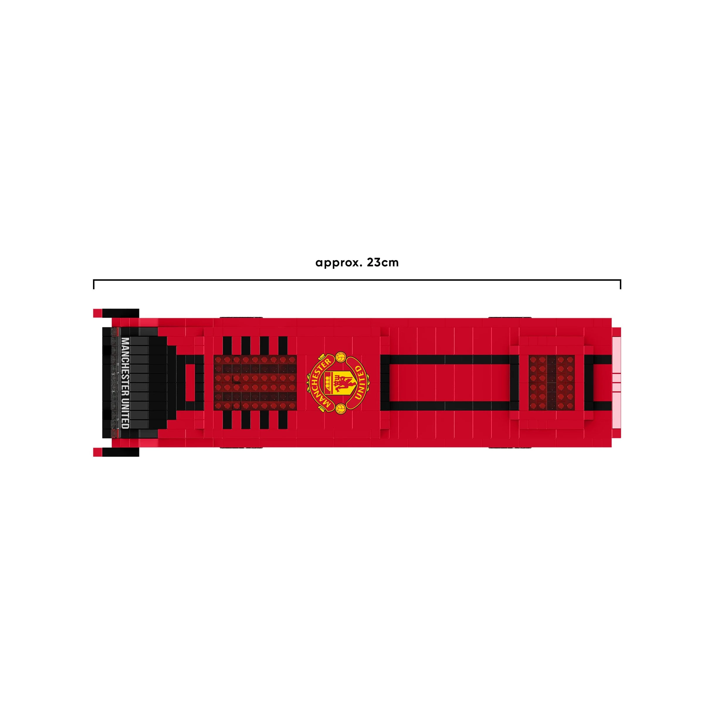 FOCO Licencia oficial del Manchester United FC BRXLZ Piedras 3D Fútbol Autocar Kit de construcción
