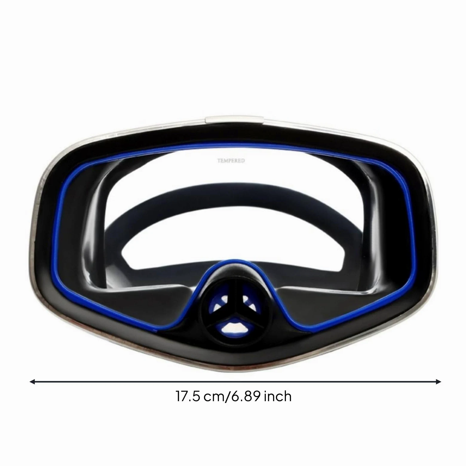Gafas de Natación para Adulto Máscara Visor de Buceo Antivaho Lente de Vidrio Templado Correa Ajustable Sello Ergonómico Aptas para Esnórquel Natación Entrenamiento en Piscina