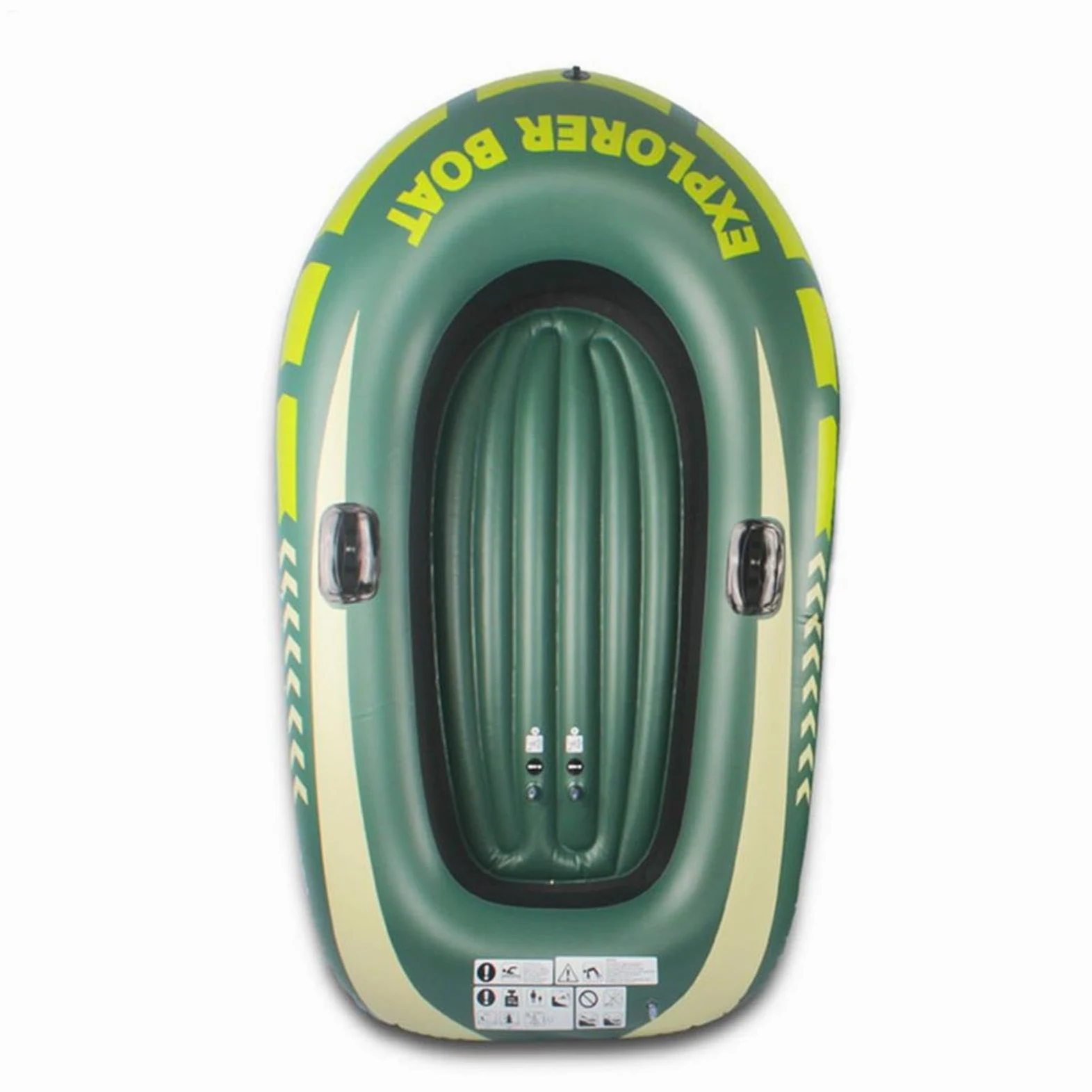 Kayak/canoa inflable 1-2 plazas PVC resistente - Barco Plegable Soportes Paletas |, Lago, Playa, Camping, Fácil transporte