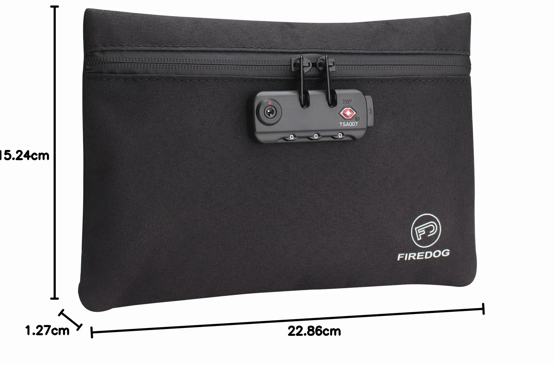Firedog Bolsa a Prueba de Olores con Cerradura 6x9 para Almacenamiento de Viaje