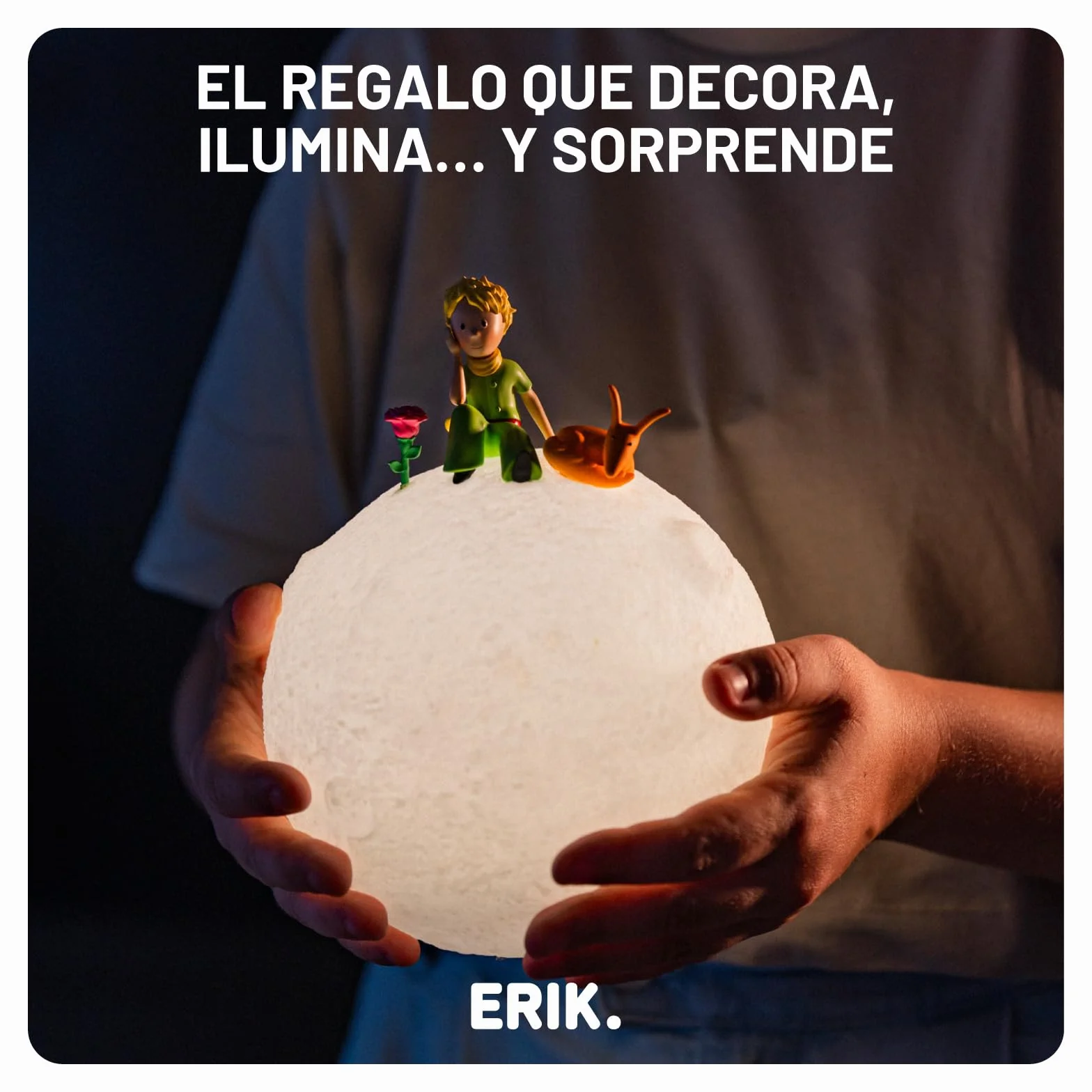 Lampara El Principito Lampara de mesita de noche Luz nocturna infantil Escritorio Infantil Decoracion habitacion Juvenil Regalo