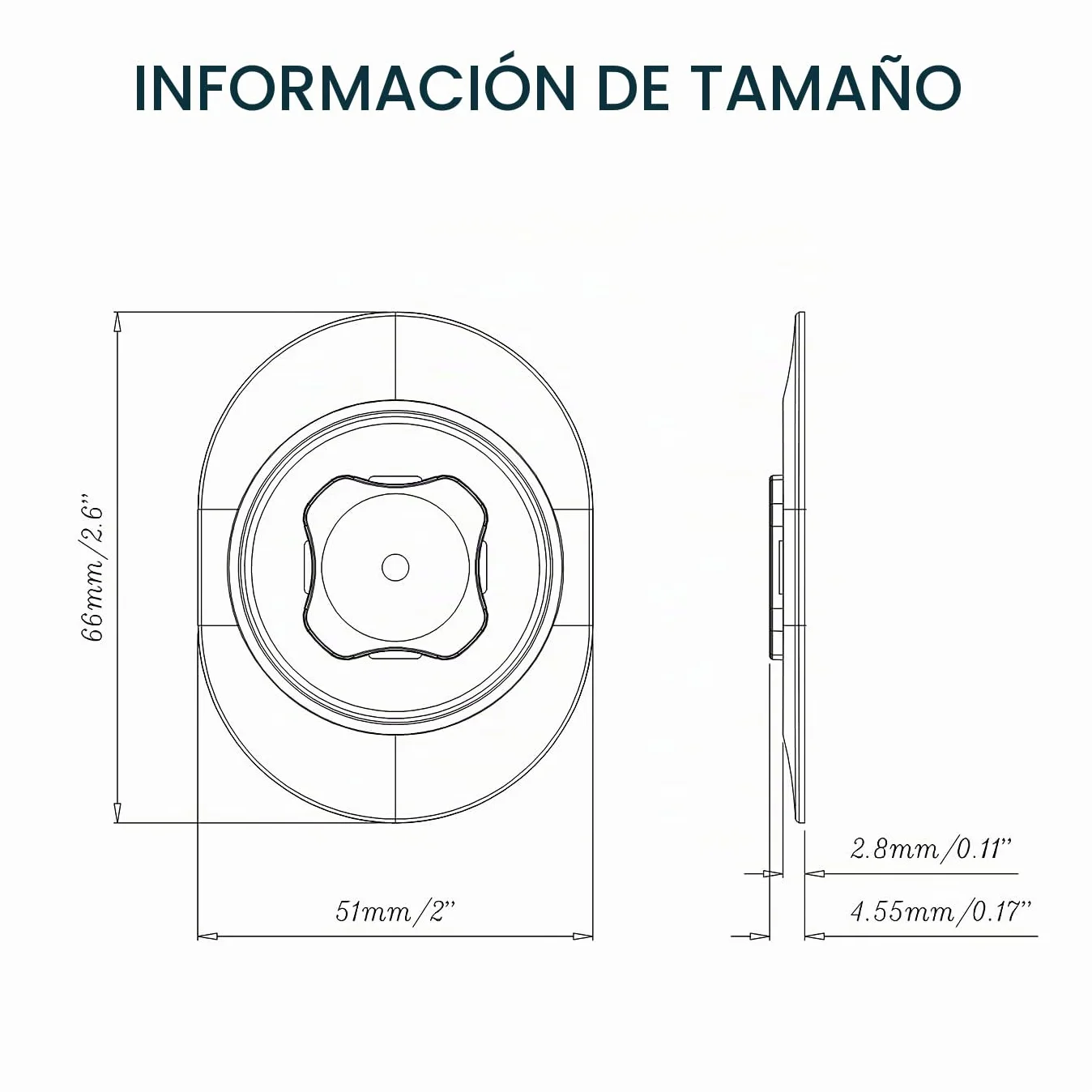 sincetop Soporte movil Bicicleta,adaptadores de Pegamento Adhesive Paste Serie C [1ra Generación / 2da Generación]