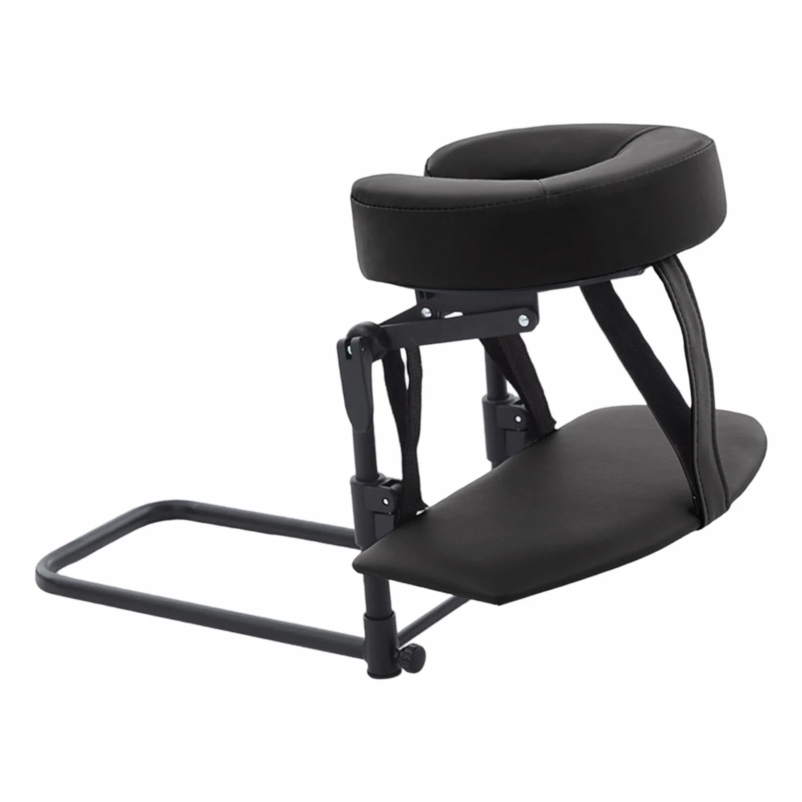 MagiDeal Reposacabezas para Colchón Almohada de Masaje Boca Abajo Altura Ajustable Multifunción Cojín de Relajación Facial Negro