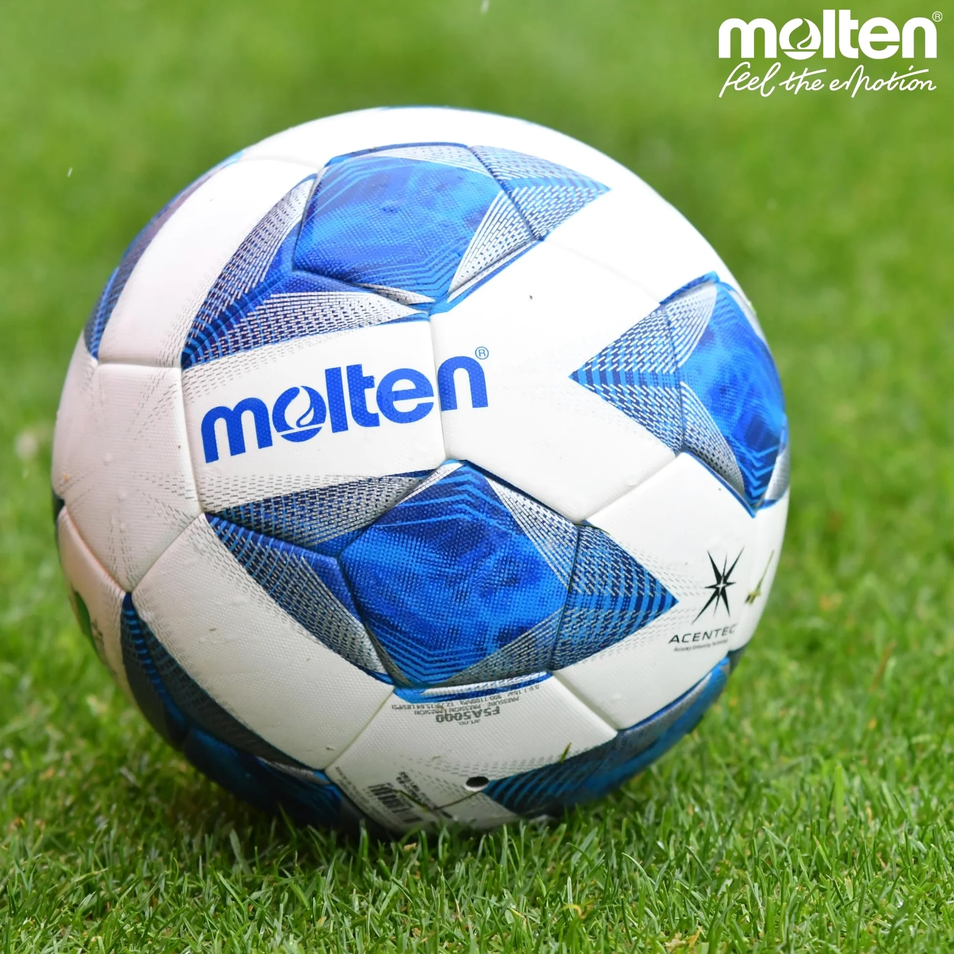Molten UEFA Europa League 2022/23 Réplica Oficial 5000 - Balón de fútbol, Color Blanco y Naranja