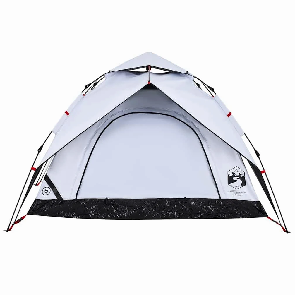 Tienda de campaña domo para personas, verde, con sistema de liberación rápida, tienda familiar impermeable para aventuras al aire libre, protección contra insectos, conexión E