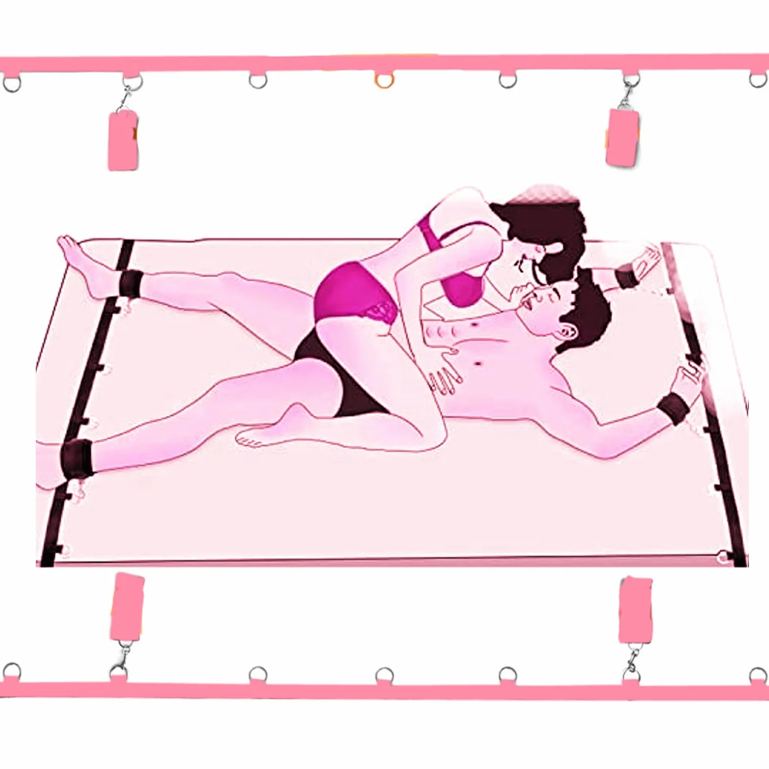 Juguetes eróticos sexuales para parejas adultos Nylon Suave