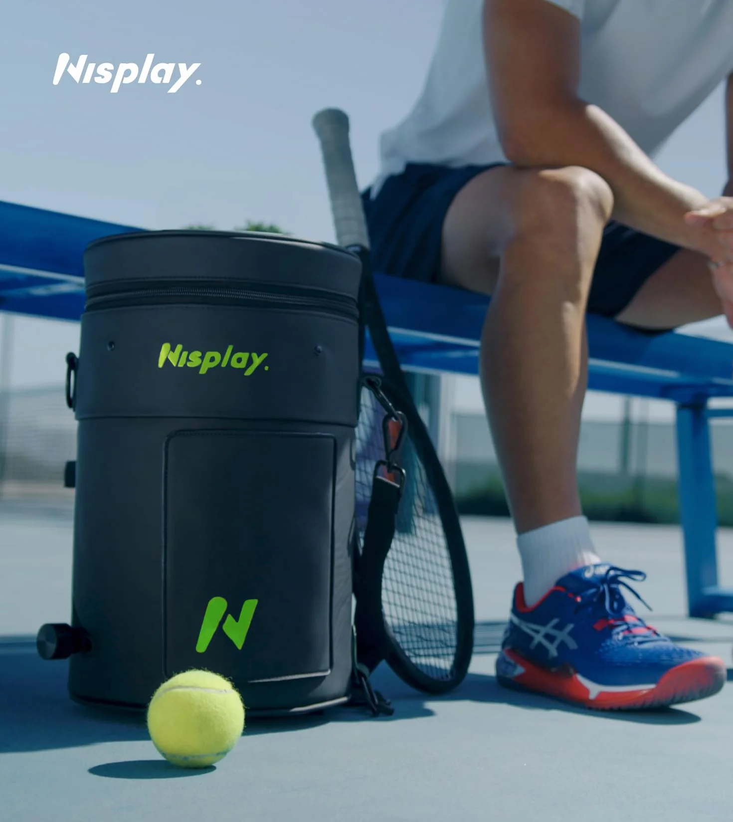 Netsportique Maquina lanzadora de Pelotas de Tenis portatil y compacta
