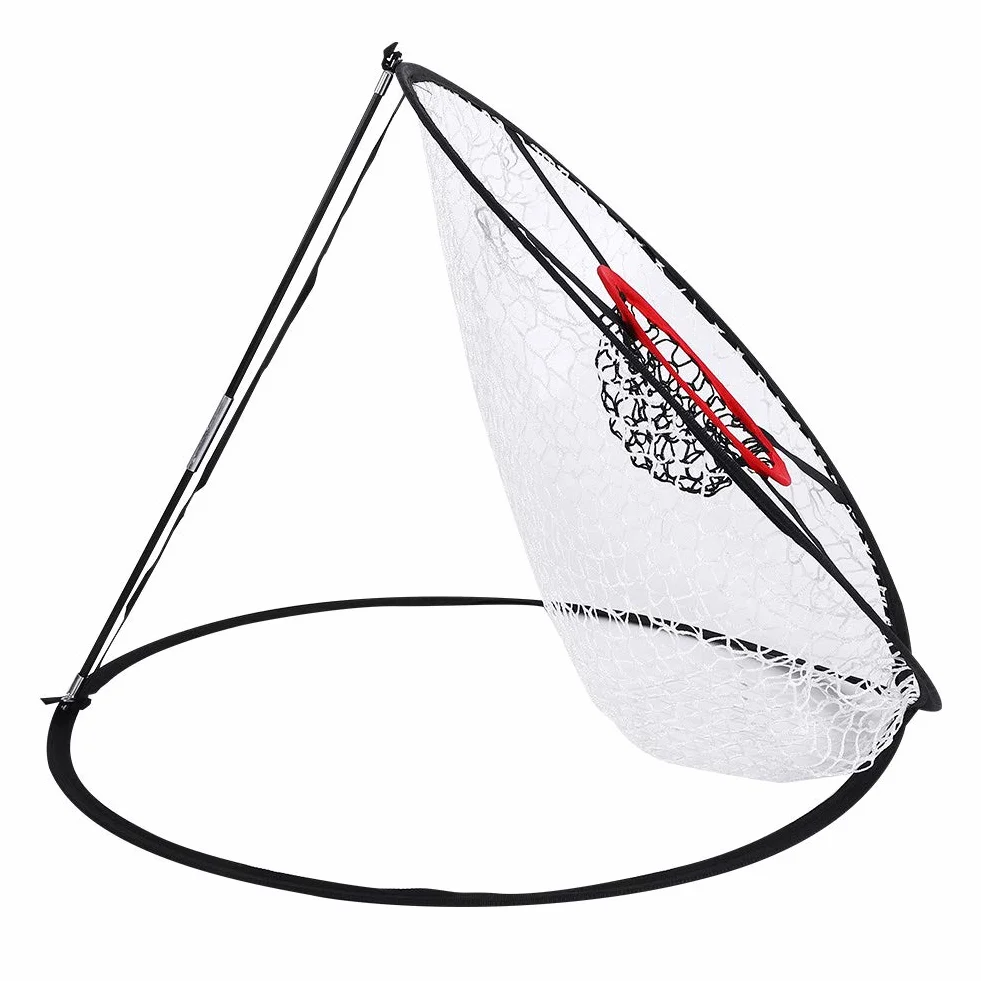 Red de Golf Chipping Entrenamiento Dos Capas Plegable para Interior Exterior Pop-up fácil Montaje