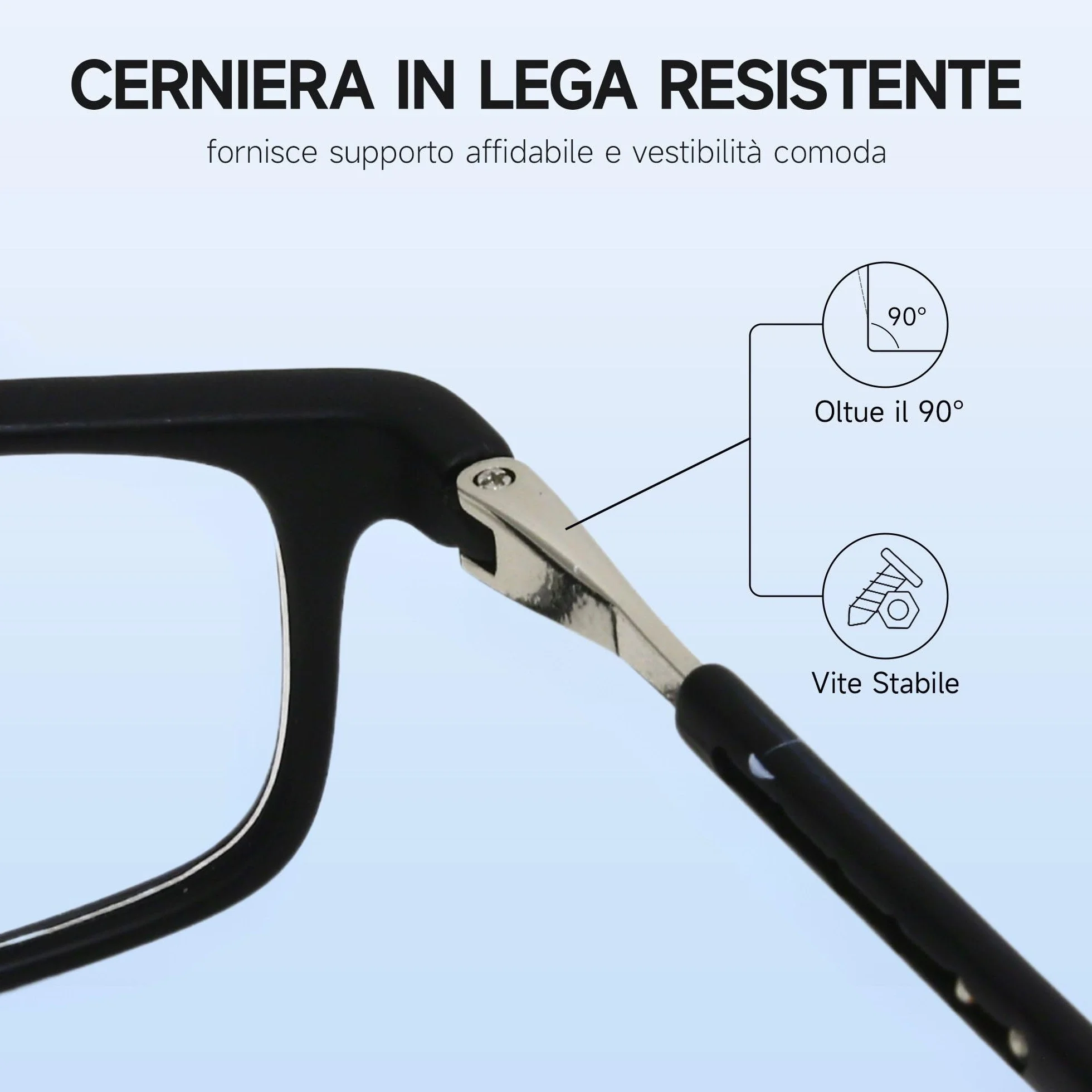 NEW VISION Gafas Presbicia Hombre 2 PACK, Cierre Imán, Longitud Ajustable, Gafas de Lectura, NV2904