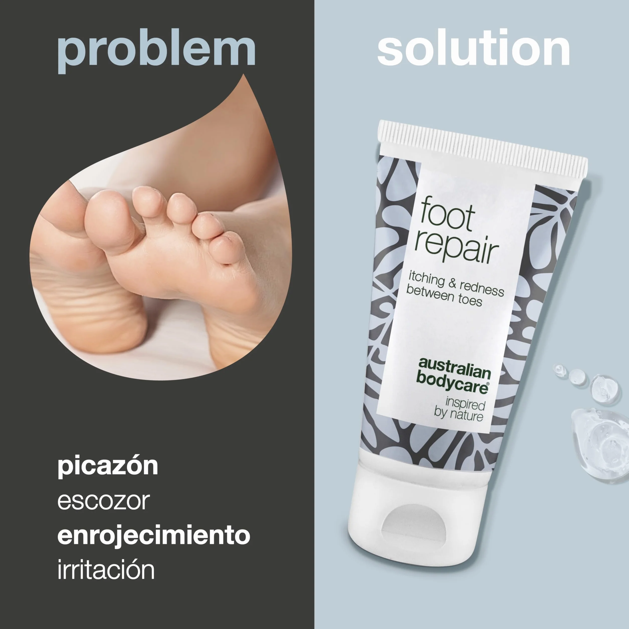 Tea Tree Oil Australian Bodycare Gel reparación pies pedicura pie atleta picazón