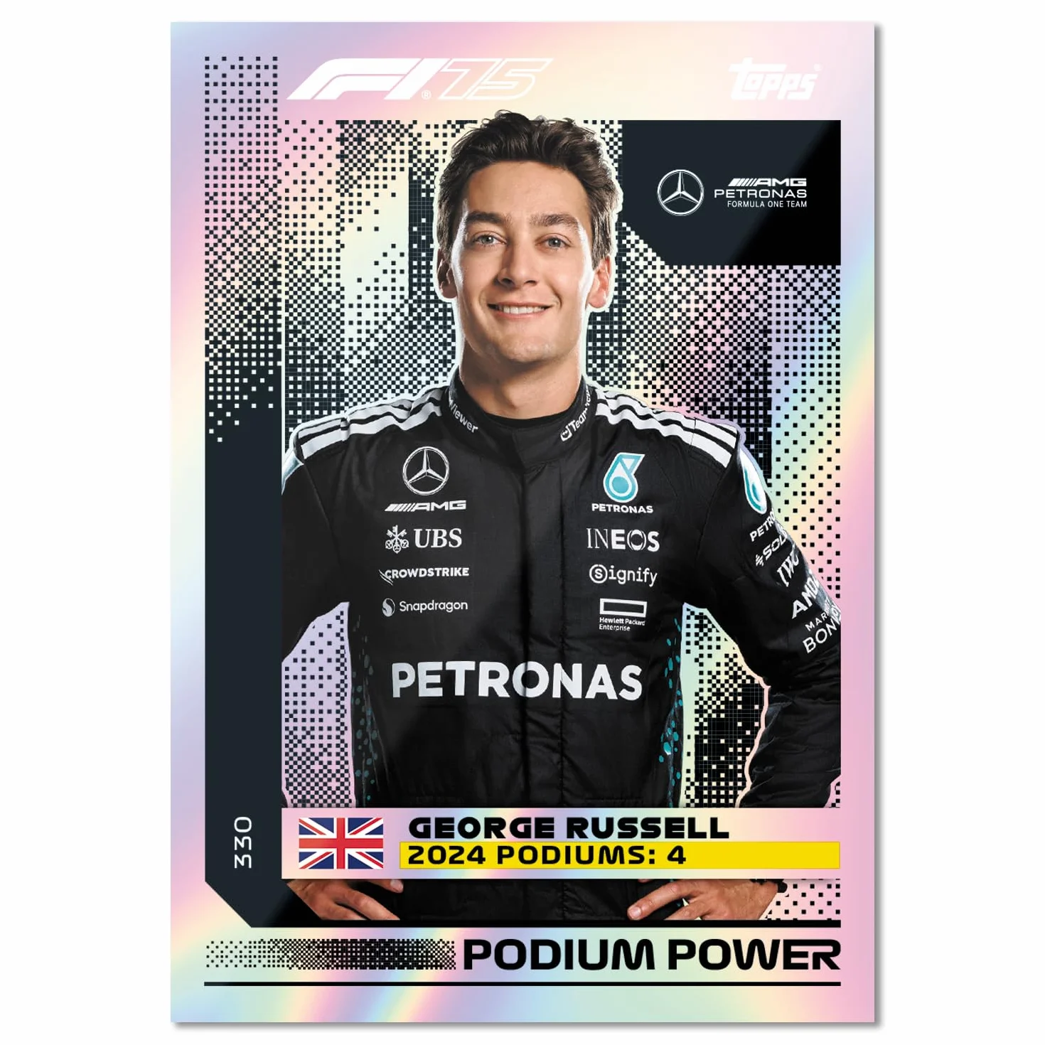 Topps Turbo Attax Formula 1 2025 - Diamond Edition Mega Tin - Contiene 66 cartas, incluyendo 6 LE y 5 exclusivas. Reliquias de la leyenda dentro de latas de la suerte.
