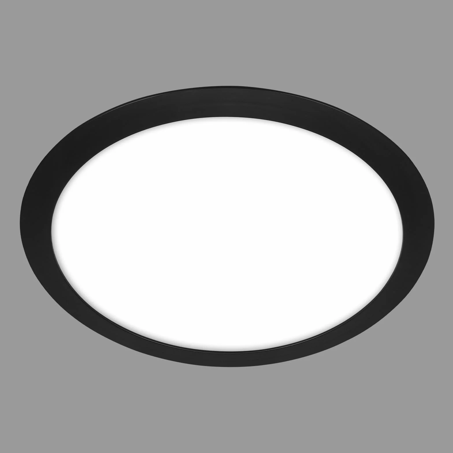 BRILONER Lámpara de techo LED baño IP44 310x65mm Negro