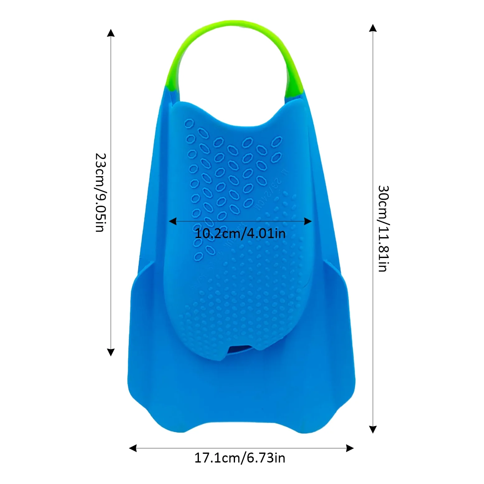 Aletas para Natación - Tacón Abierto Silicona Almohadillas cortas | Hilos Flotantes Corto - Para Hombres Y Mujeres Principiantes Adecuado Para Piscina Mar Buceo Snorkel Y Natación