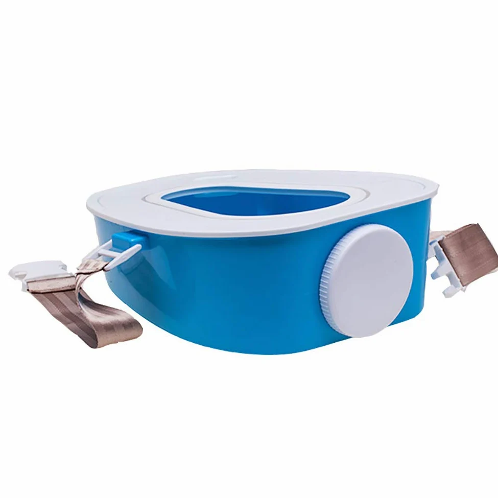 Aseo portátil de coches, ir al baño móvil de emergencia para adultos/niños/embarazada Viejo hombre / mujer, de emergencia al aire libre, camping, senderismo, viajes de coche, Embotellamiento,Azul