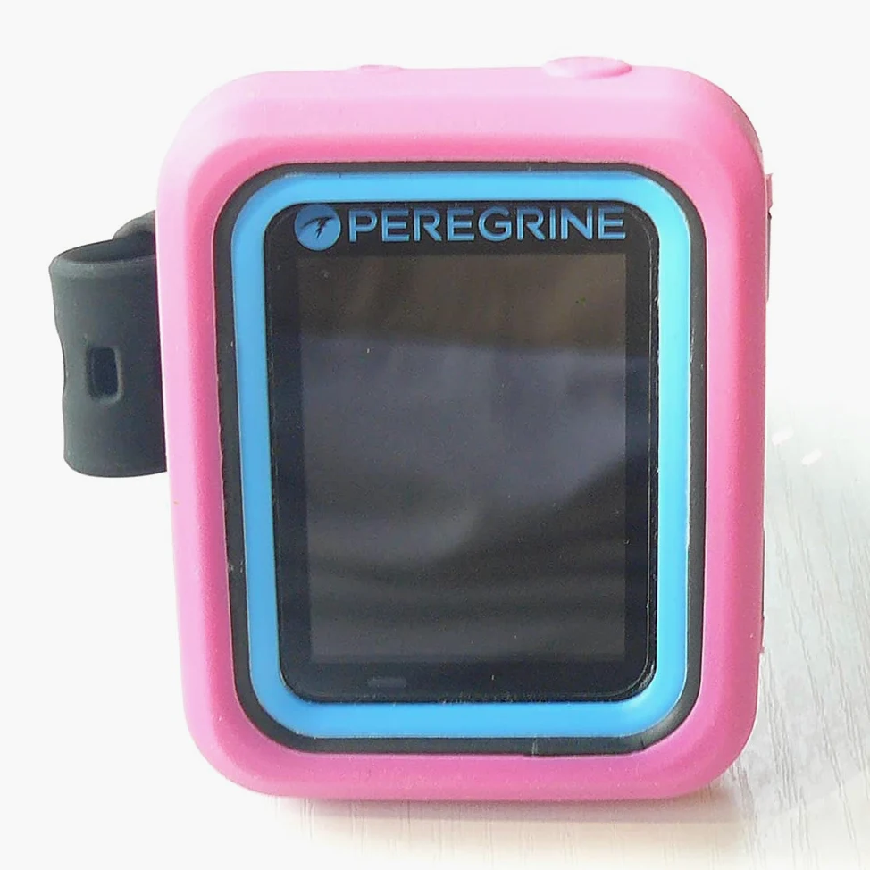 Funda protectora de silicona para ordenador de buceo Shearwater Peregrine/Peregrine TX (rosa)