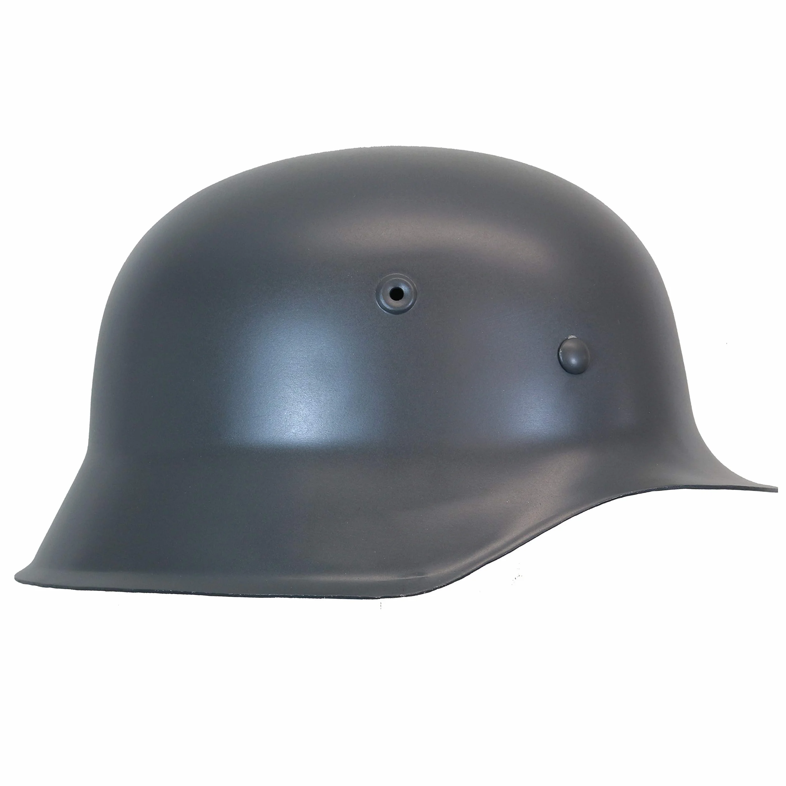 Reproducción de casco de acero M42 del ejército alemán de la Segunda Guerra Mundial con forro de cuero y correa para la barbilla