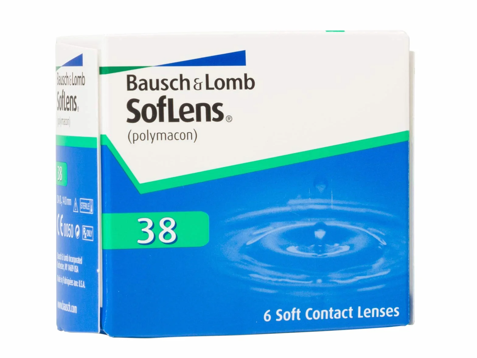 BAUSCH + LOMB SofLens 38 lentillas mensuales esféricas 6 uds 8.7 BC 14.00 DIA -06.50