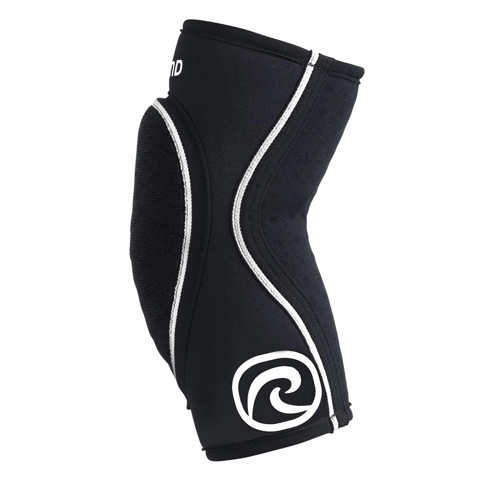 Rehband Coderas para niños 1 Pieza o 1 par Negro Coderas cómodas para Voleibol y Balonmano Codera Deportiva Fabricada en Neopreno de 3mm