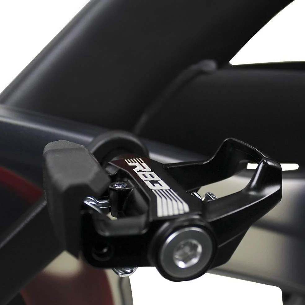 BV Pedales de Bicicleta Shimano SPD/Look Delta, compatibles con 9/16 Pulgadas con Clips para los Dedos, Pedales Peloton para Zapatos Regulares, jaulas de Dedos para Bicicleta Peloton, Pedales de