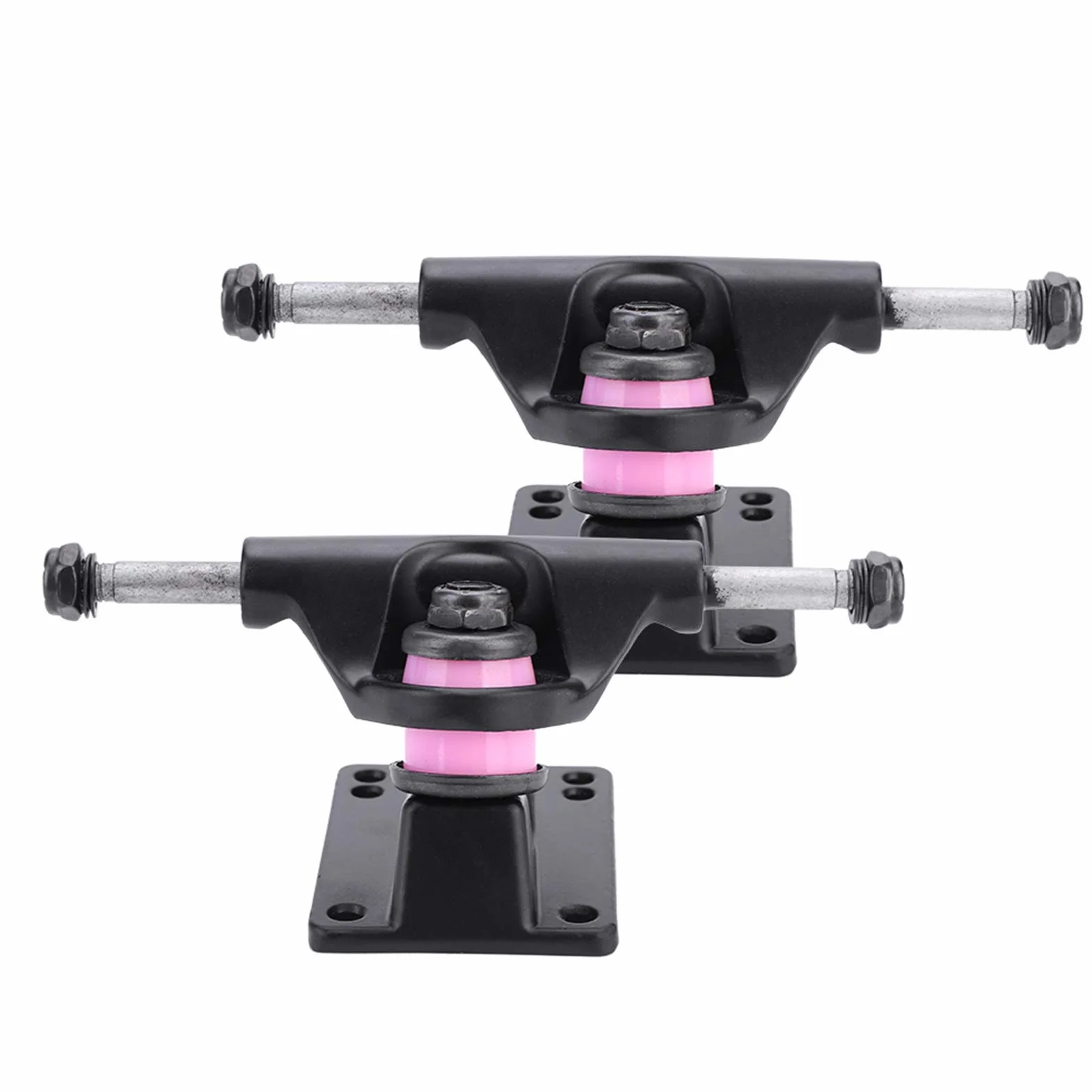 KIMISS 2 Piezas de Camiones de Monopatín, Ruedas ABEC Longboard Combo de Monopatín de 3,0 Pulgadas Camiones de 3,25 Pulgadas 3,8, Camiones de Trueno, 2 Accesorios de Monopatín (Color