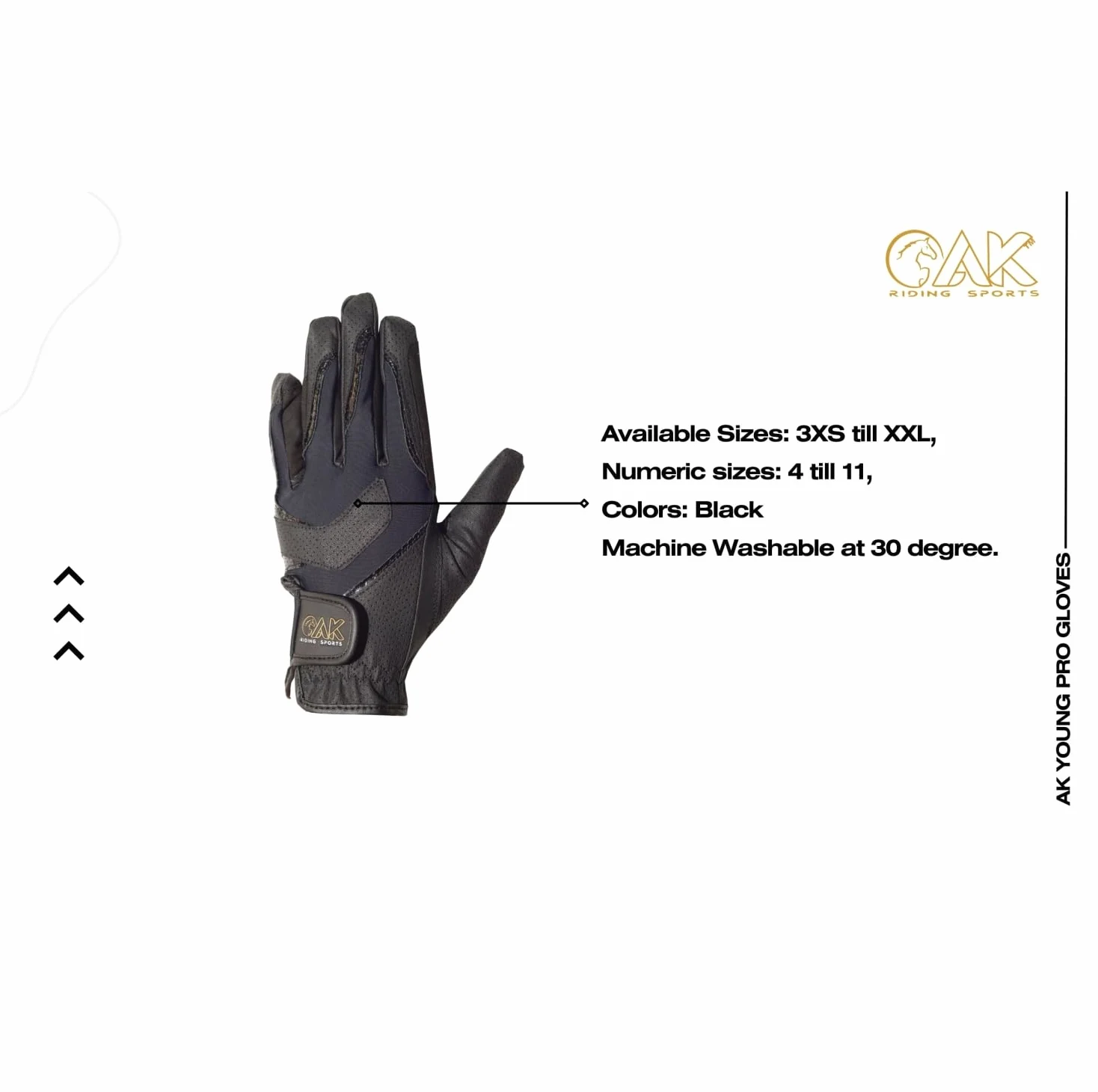 AK AKRS-6227 - Guantes de equitación transpirables para todas las estaciones, unisex, elegantes y elegantes