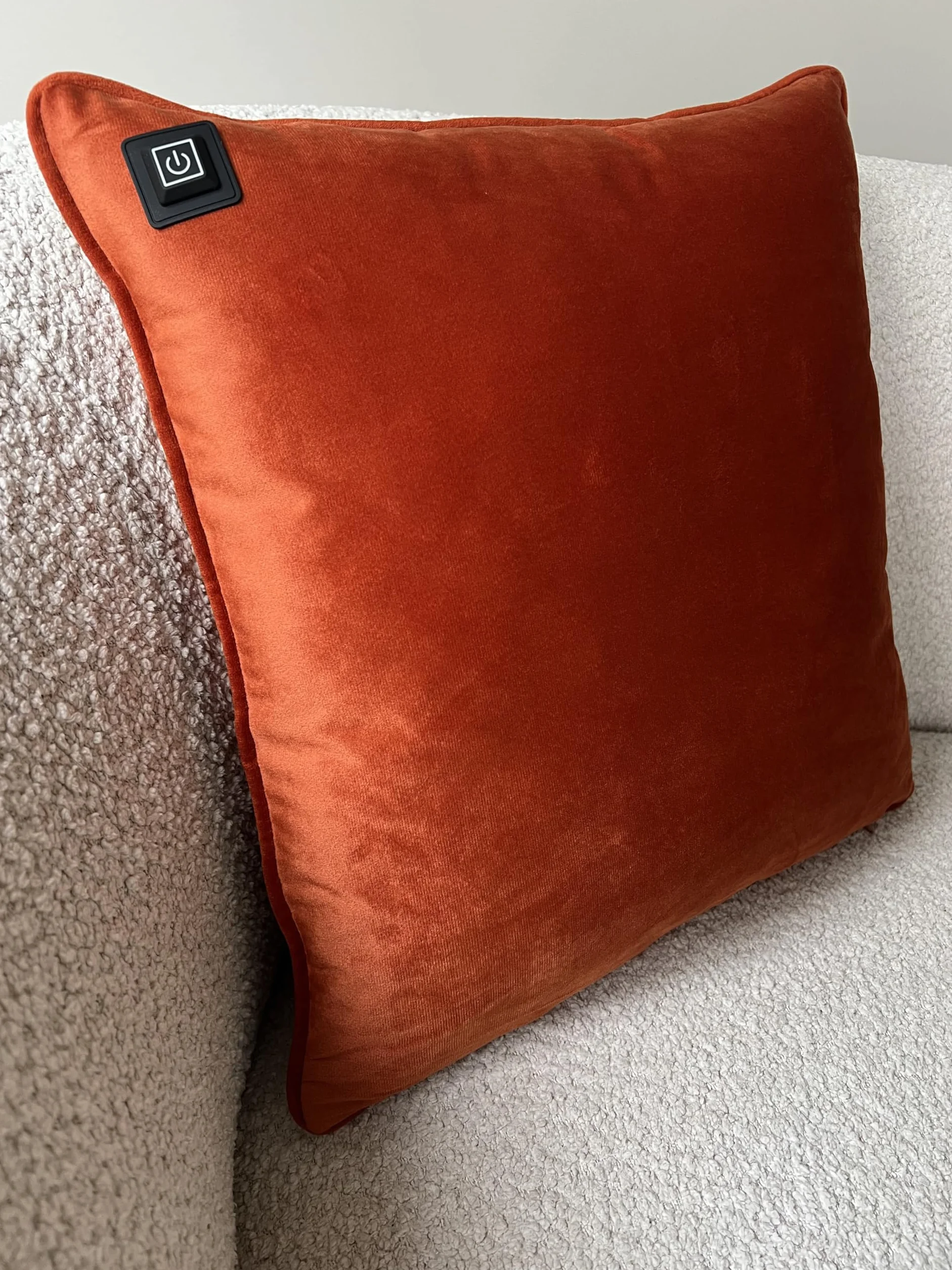 Warmpi® Powerbank Velvet Cognac/Copper Poduszka Grzewcza Bezprzewodowa, Zasilanie Sieciowe lub USB
