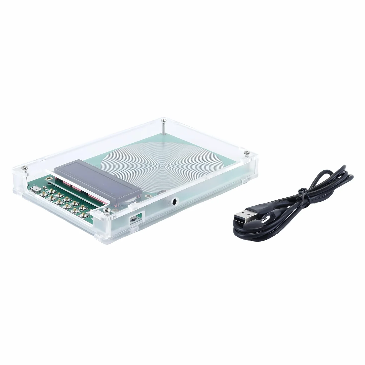 Generador de frecuencia Schumann 7,83 Hz 0,01-30000 Hz ajustable con funda y cable USB