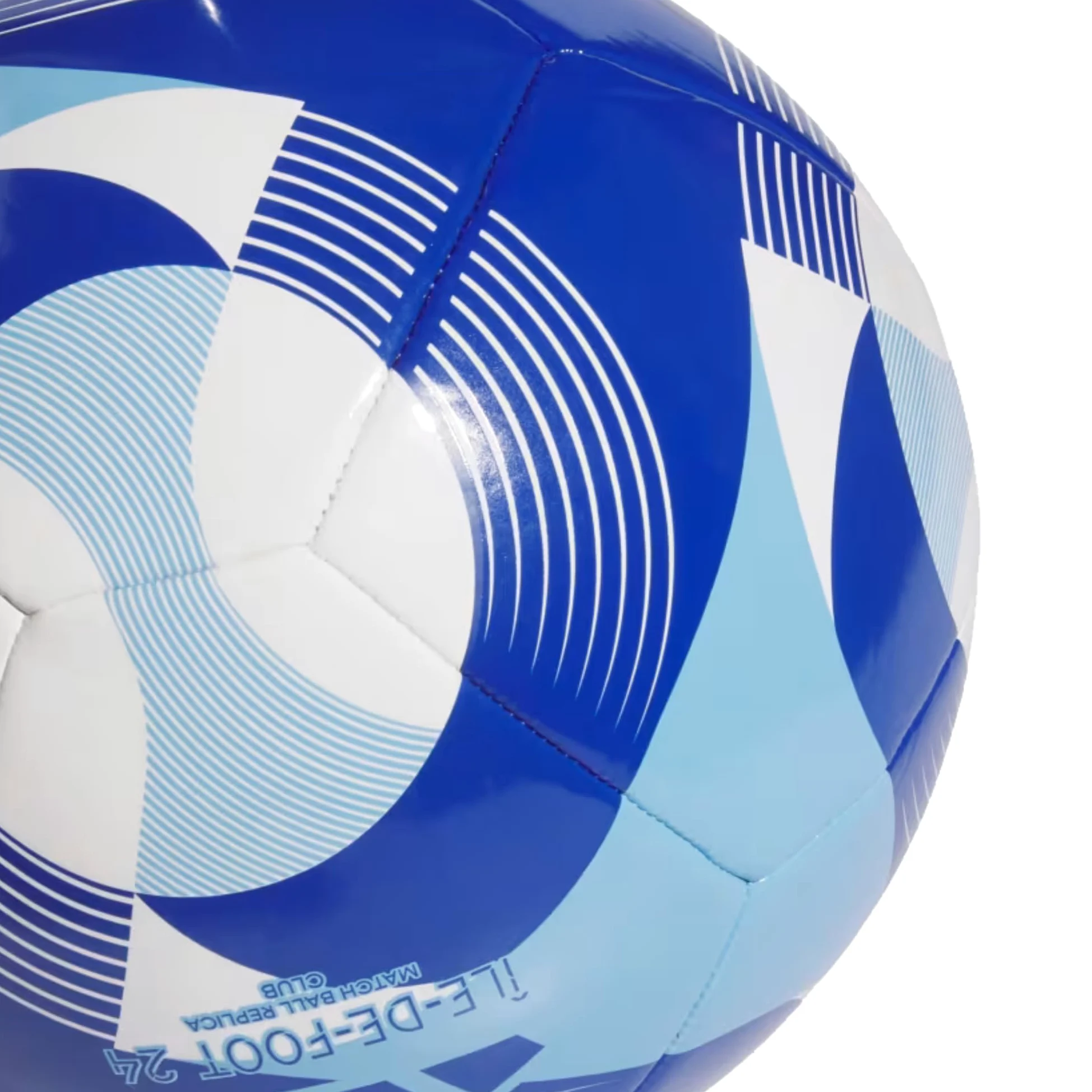 adidas - Balón de fútbol Unisex para Adultos, Color Blanco/Cielo Claro/Azul Real del Equipo, 5