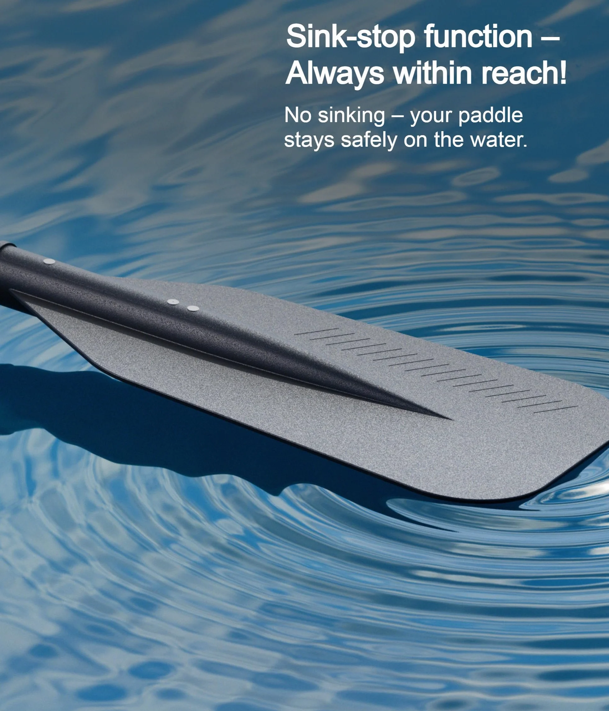 nemaxx Palas de Aluminio Juego de 2 para Bote Inflable Remos 130-155 cm Mango Ergonómico Pala Profesional Anti-torsión Sink-Stop Kayak Canoa