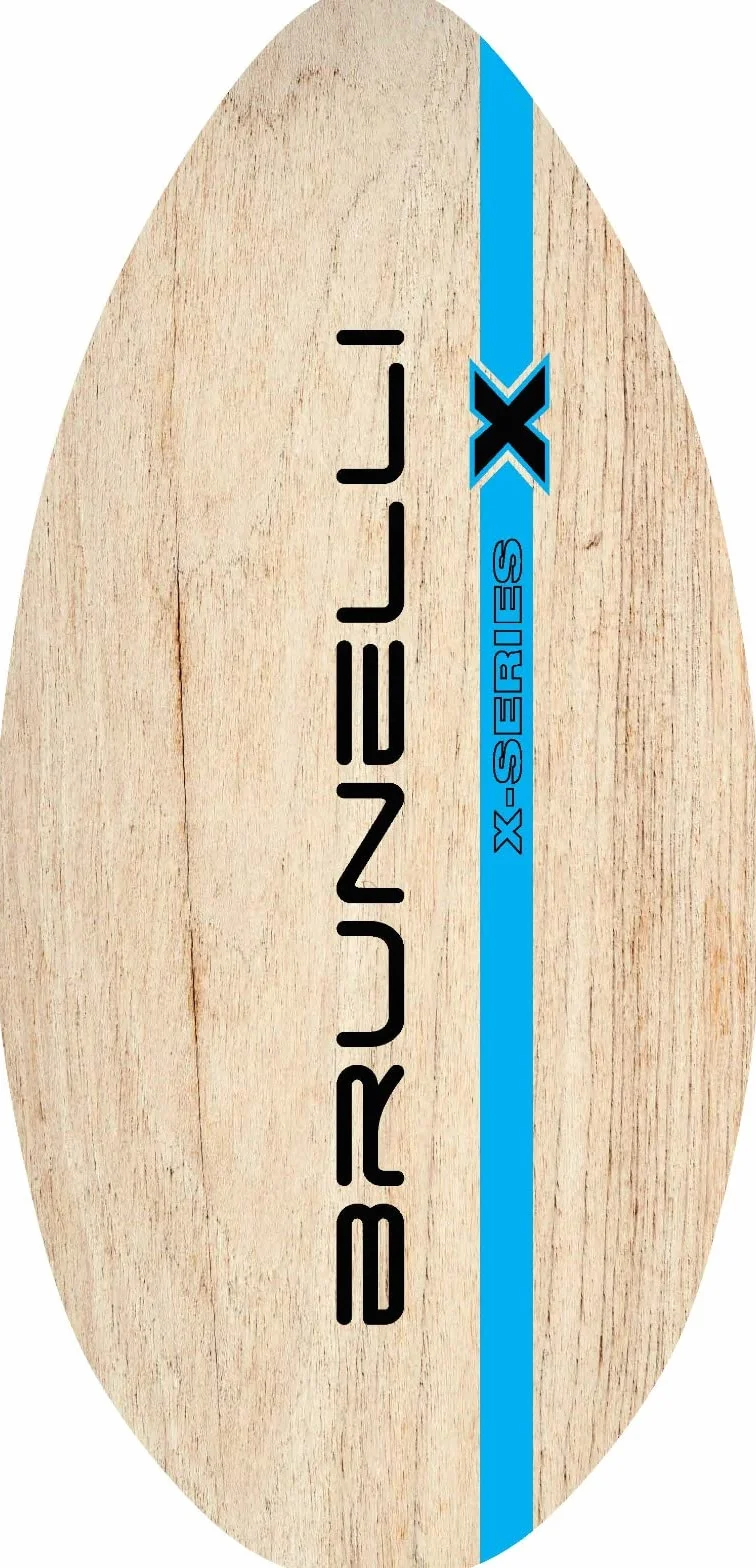 Brunelli Tabla de skimboard de madera para surf 99 cm