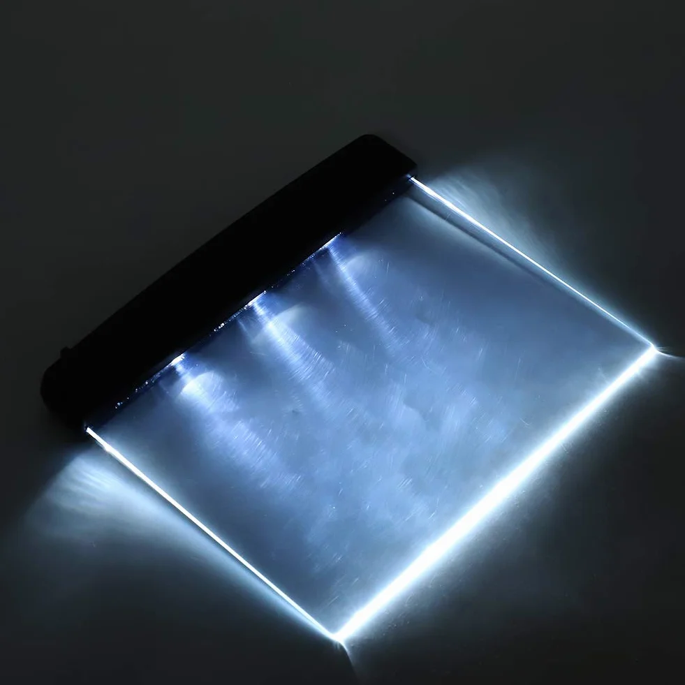 Luces Planas LED para Libros, Lámpara de Lectura de Panel Protección Ojos