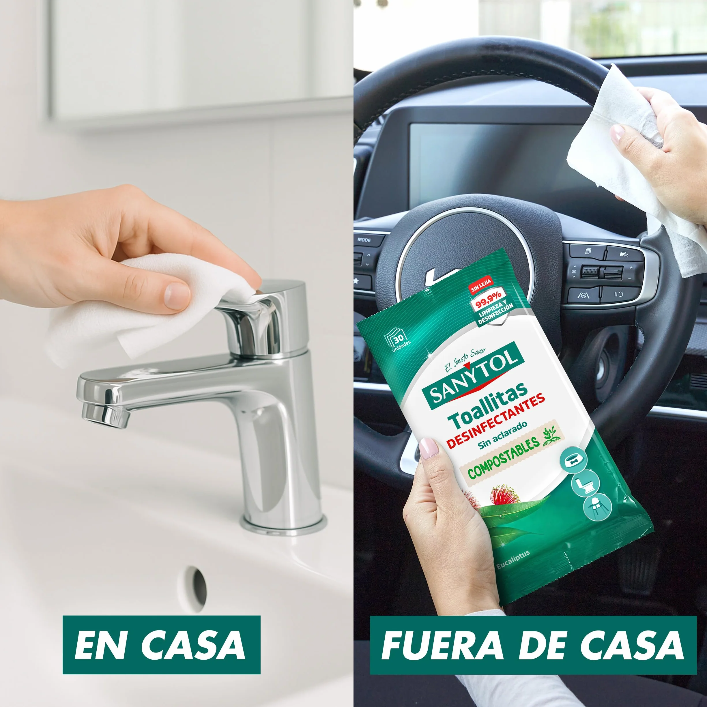 Sanytol Desinfectantes Multiusos Toallitas 30