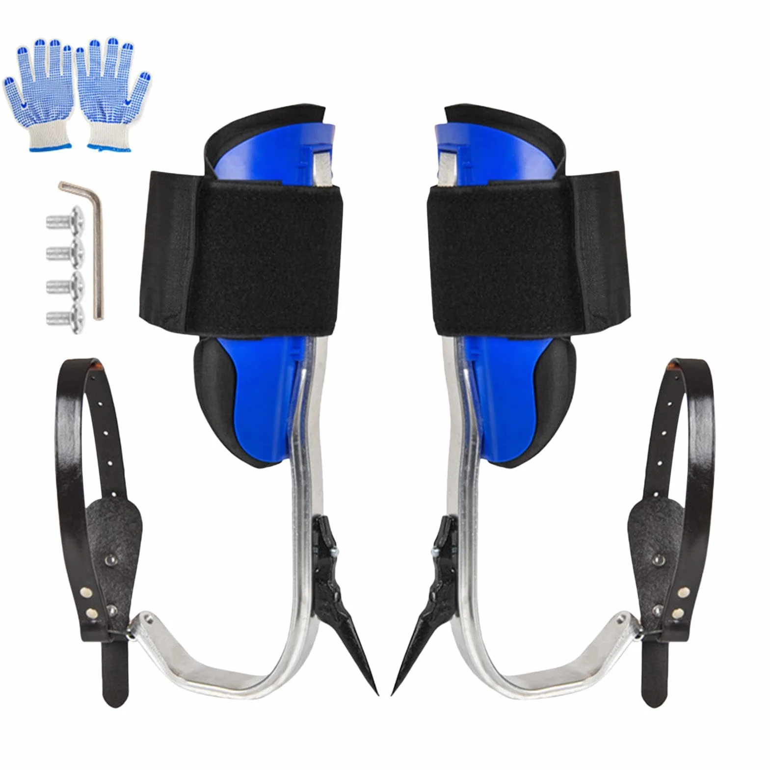 Picos de árboles para Escalar,Picos de Escalada, Garfios de aleación para trepar Postes, Equipo para trepar Palmeras, Equipo para Servicio de árboles, Zapatos para trepar a árboles para