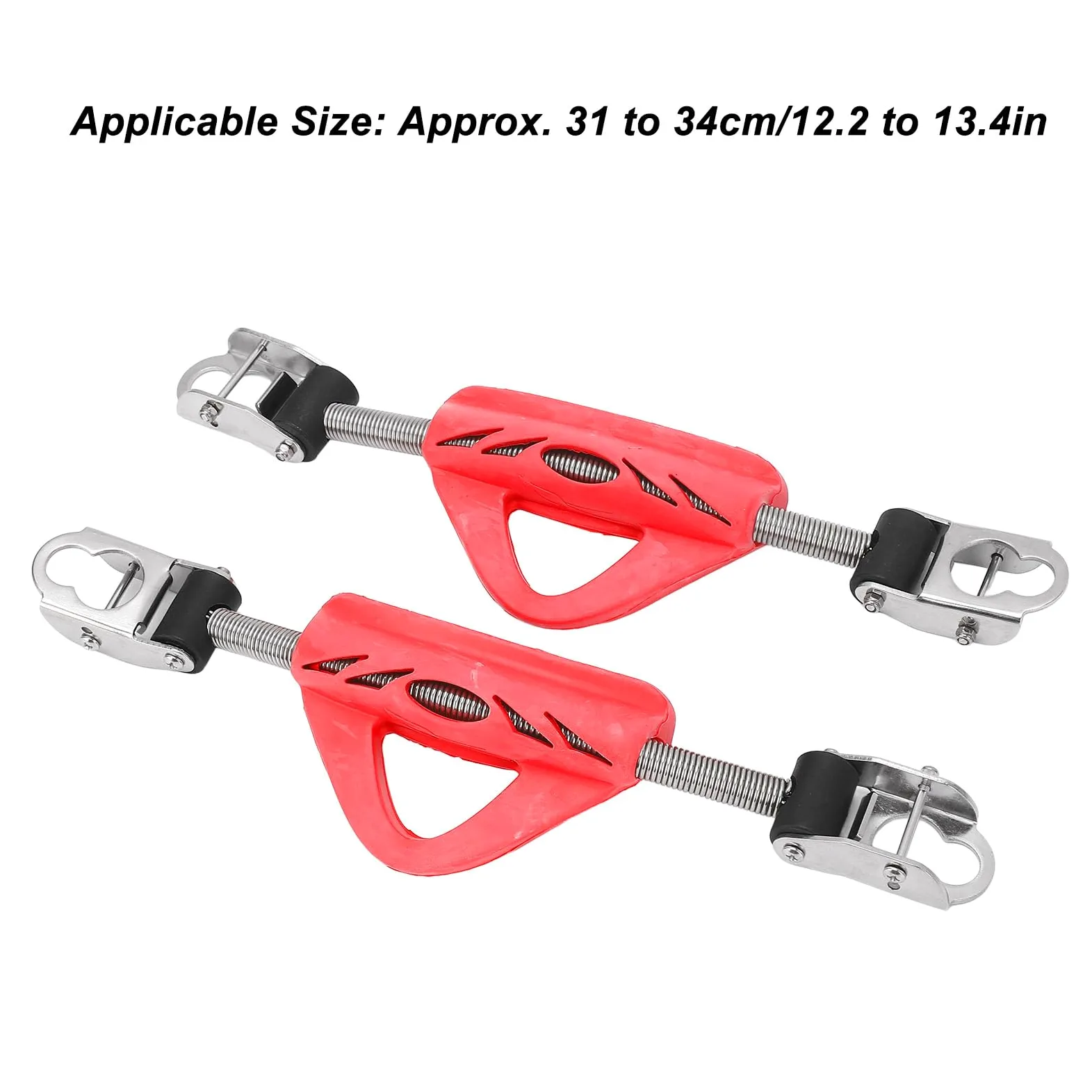 Naroote Correa de Resorte para Aleta de Buceo, Conexión Segura Eficiente para Aletas de Talón Abierto para Jet Fin y Acero Inoxidable OMS 316 de 12,2-13,4 Pulgadas
