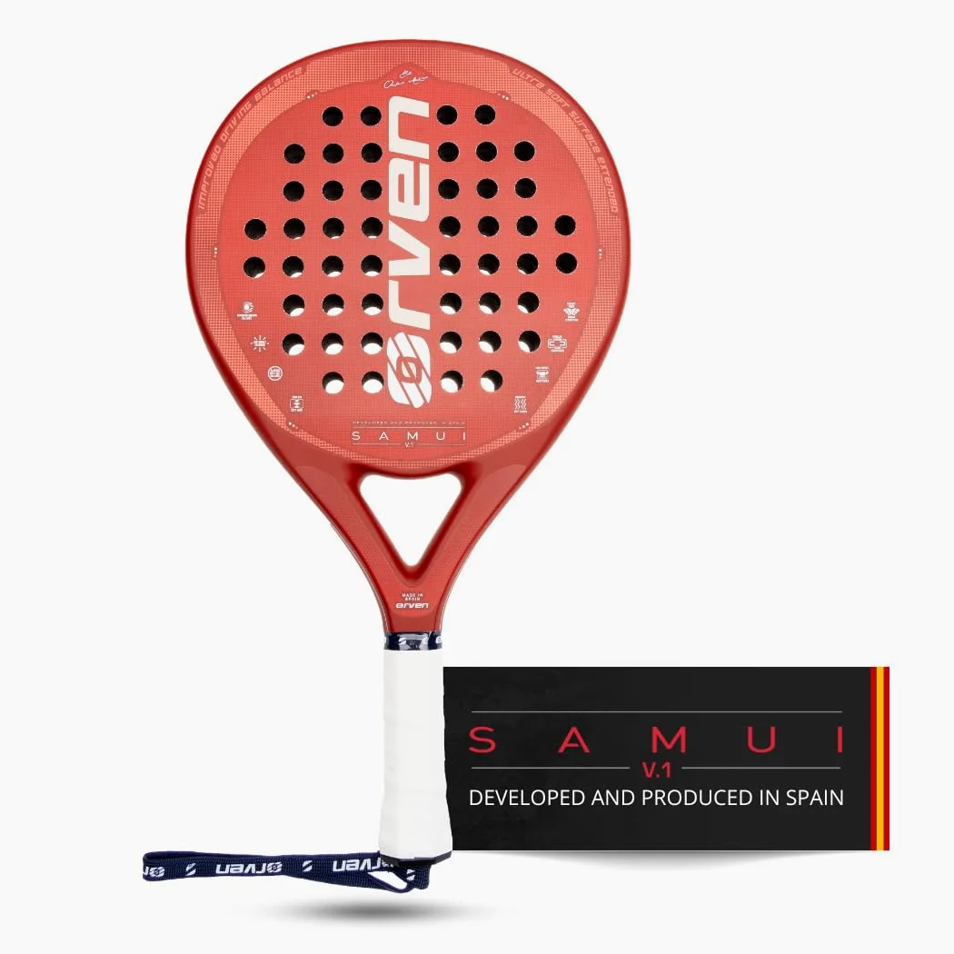 Team Series - Pala de Pádel - 100% Fabricada en España - Raqueta de Padel Hombre y Mujer con Bolsa Incluída