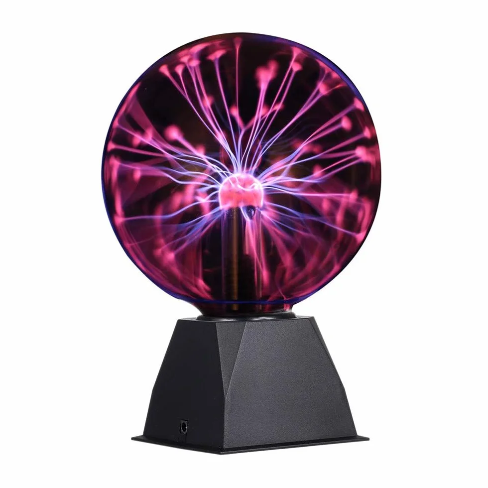 DELIPOP Plasma Ball 6 Pulgadas Sensible al Tacto Lámpara Mágica 220V Luz Roja