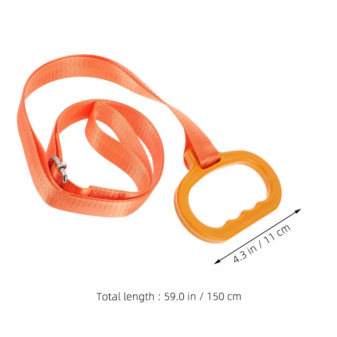 VANZACK Arnés de Arrastre para Ciervos Ajustable Naranja 2 Unidades con Cuerda Autoblocante Resistente y Asa Portátil Sistema de Transporte para Caza y Actividades al Aire Libre