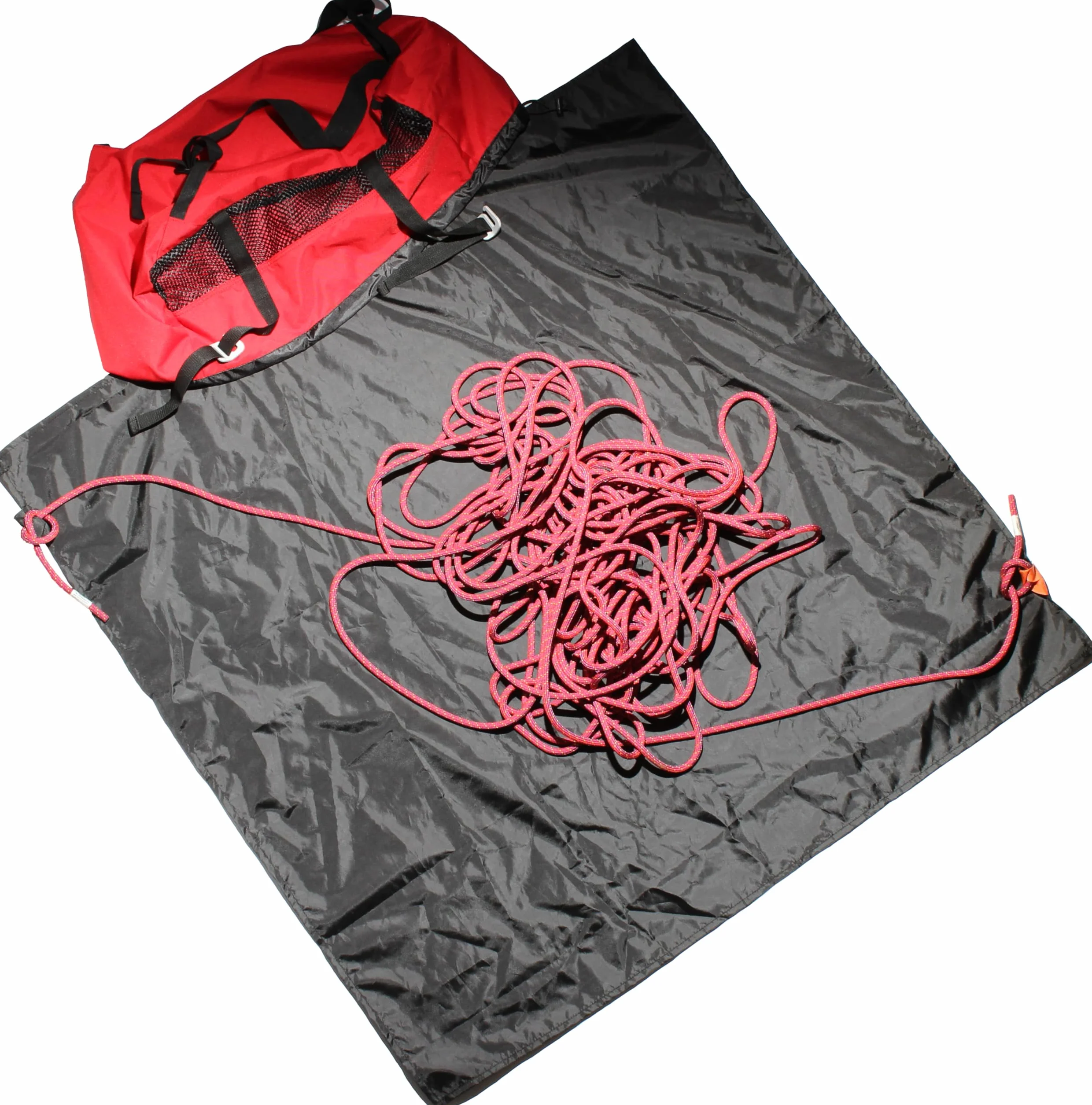 Psychi - Bolsa para Cuerda de Escalada - con Lona para el Suelo, Hebillas y Asas de Transporte