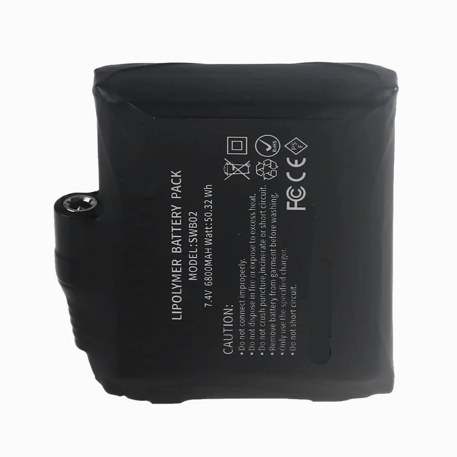Adecuado For Chaleco Calefactor, Calcetines Calefactores Y Batería Anticongelante. | batería calentada de los guantes de la batería del polímero de litio de 7.4V 6800mah(8pcs battery)