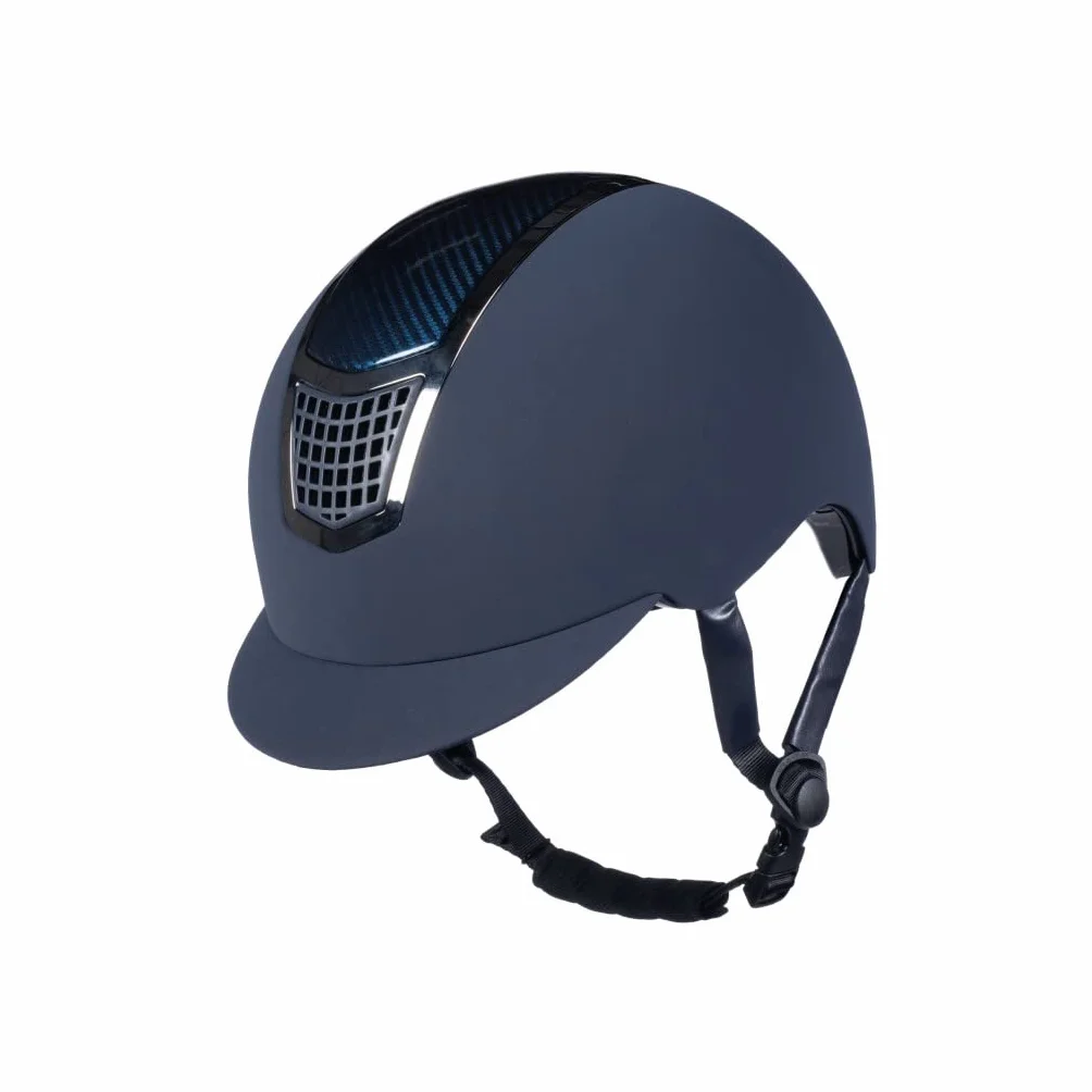 HKM Casco de equitación Profesional Carbon Schwarz 56-58 cm