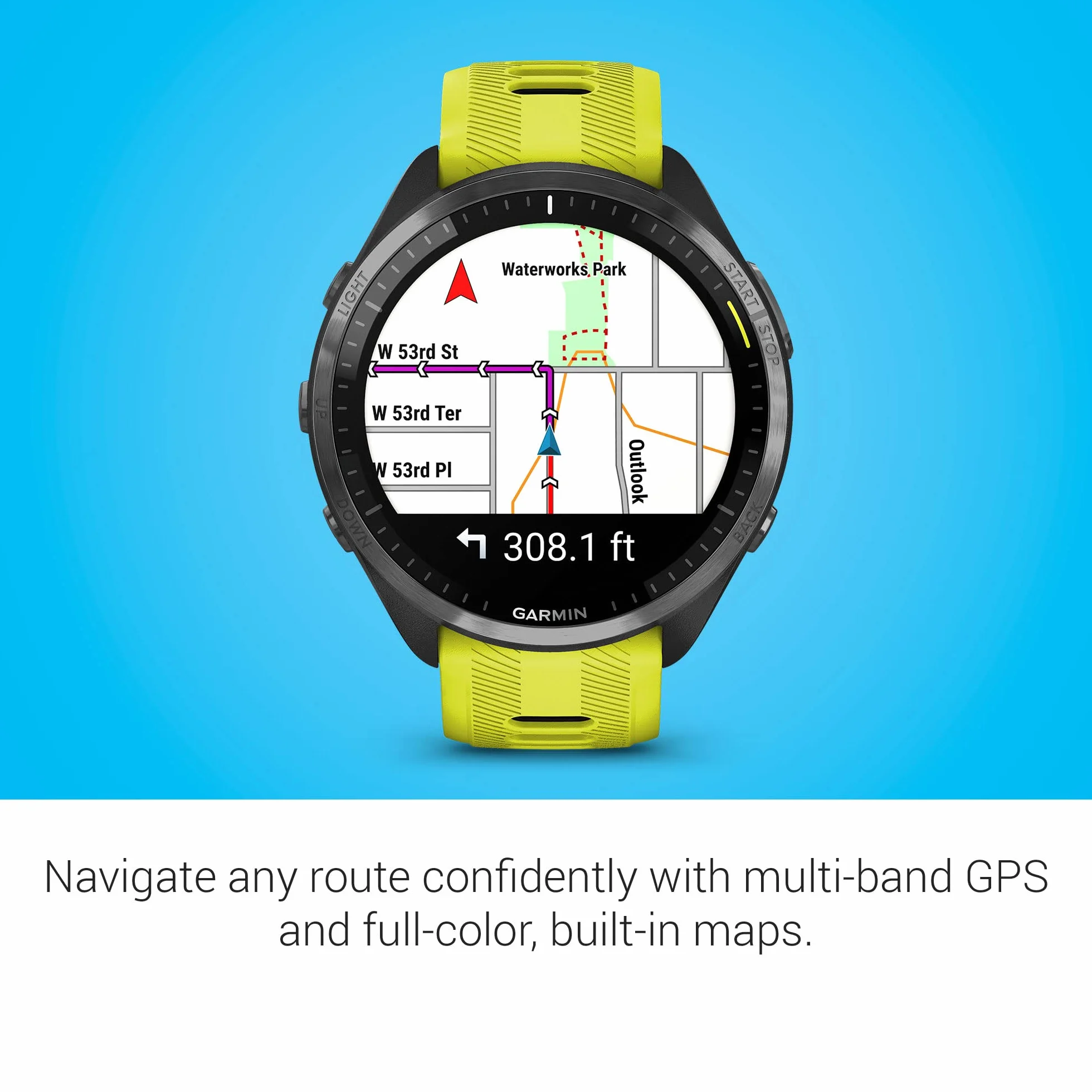 Garmin Forerunner 265 Smartwatch para Ambos sexos, tamaño 46 mm, Negro/Gris