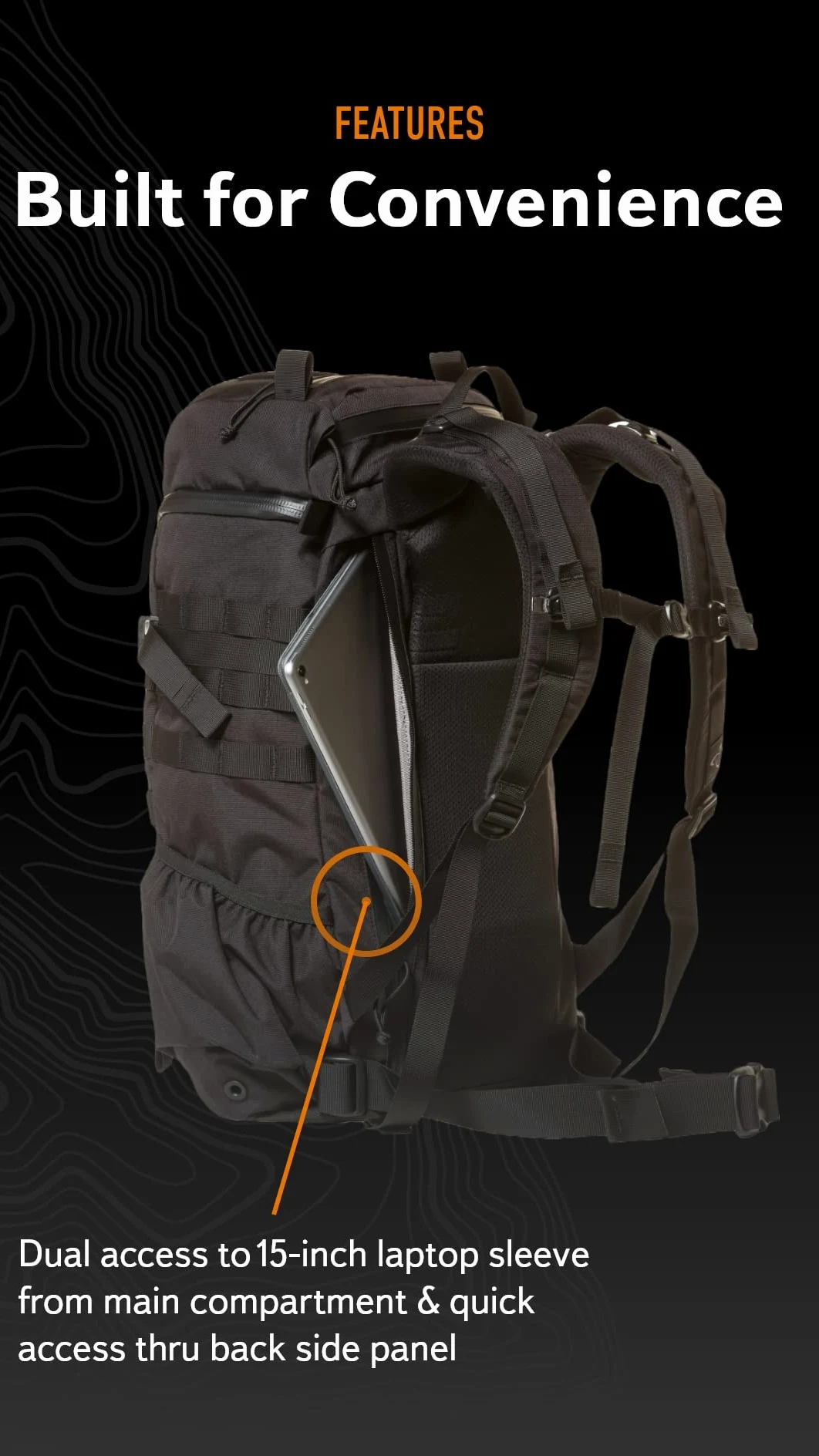 Mystery Ranch Mochila unisex de 2 días de asalto, Unisex, Mochila, 140MR111183-001-25, negro, S-M