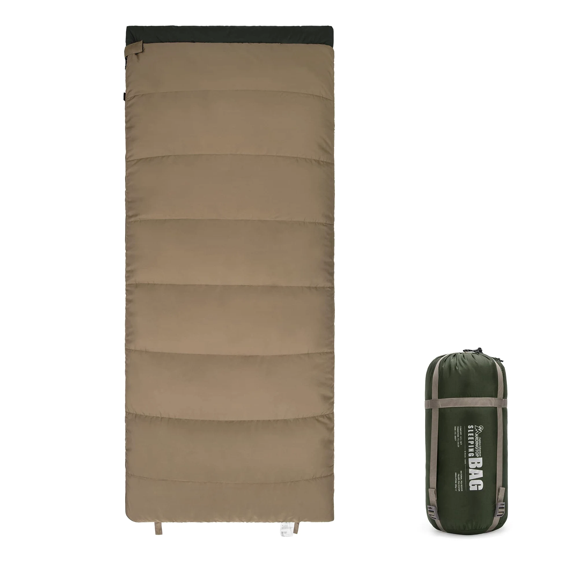 Mardingtop Saco de dormir para exteriores, ligero, cálido, para adultos y niños, verano e invierno, para camping, viajes
