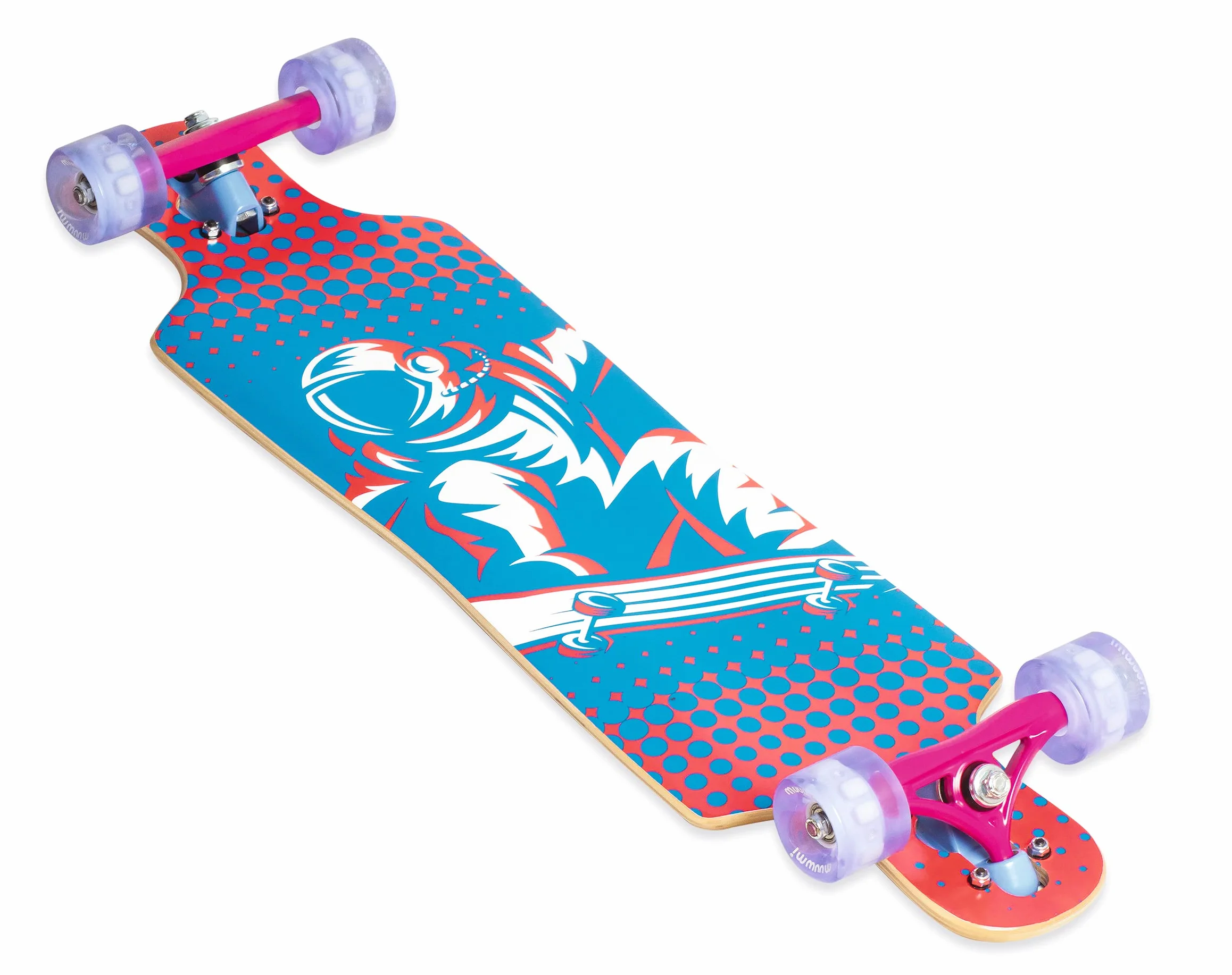 Muuwmi ABEC 7 Longboard dla Dzieci i Dorosłych