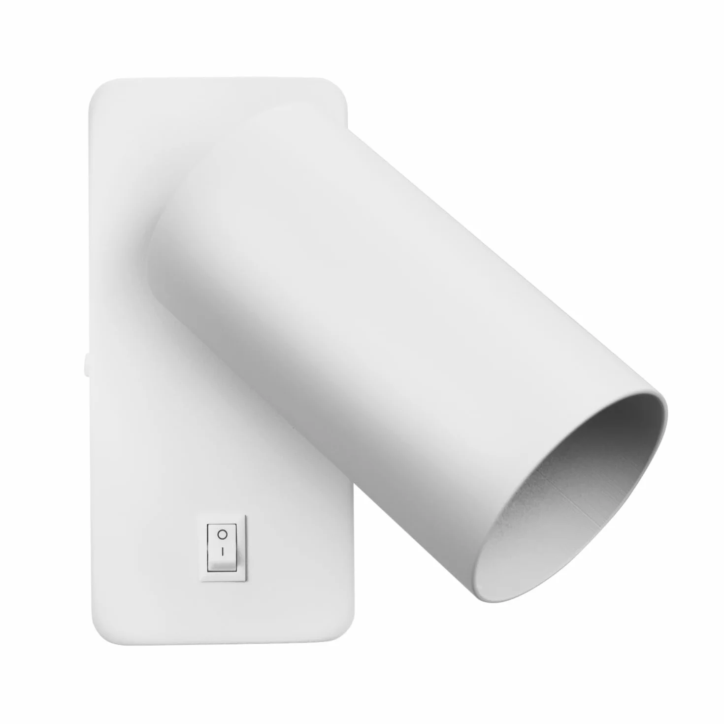 Maclean MCE369 Aplique de Pared GU10 con Interruptor 40W 7W Blanco 2 Unidades 55x100 mm