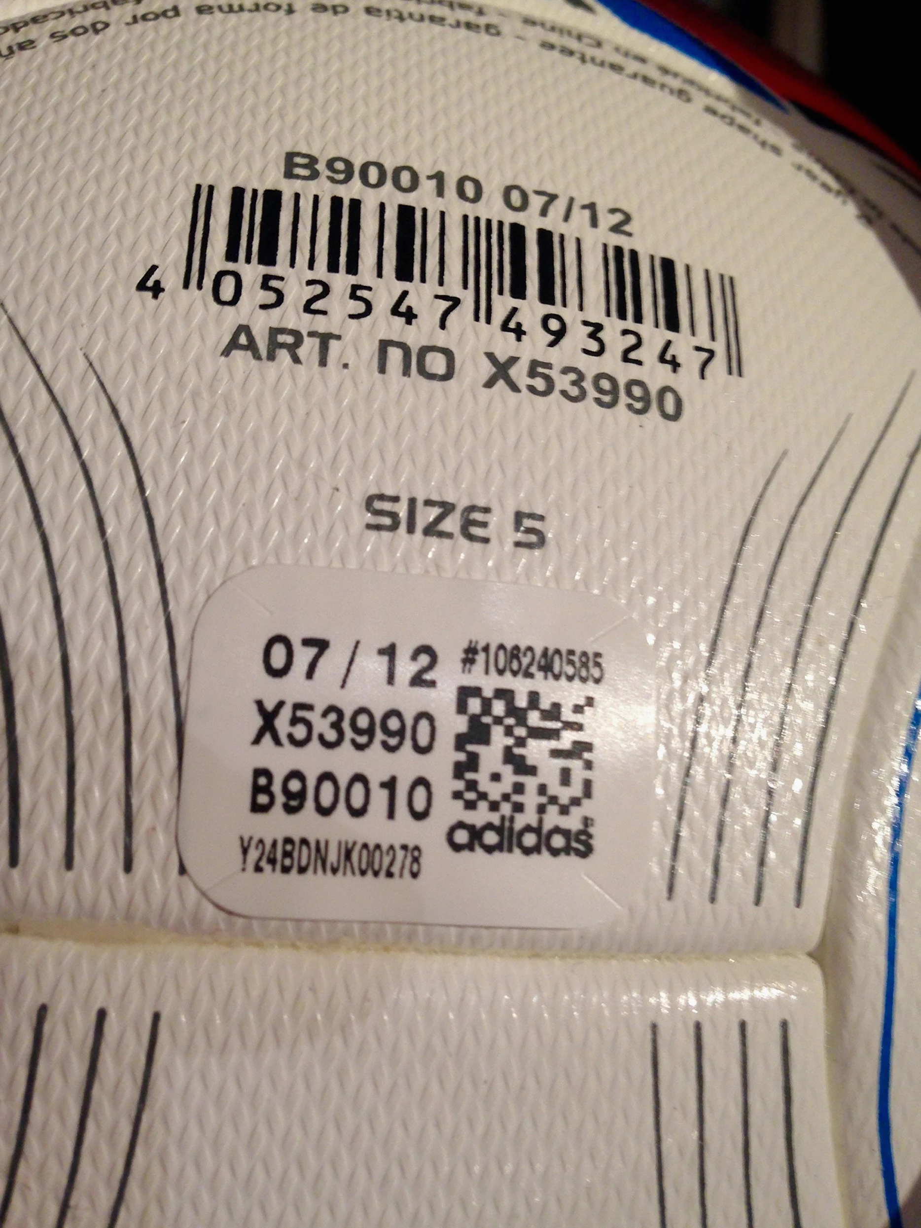 Adidas Balón de fútbol oficial de la Ligue 1 + caja